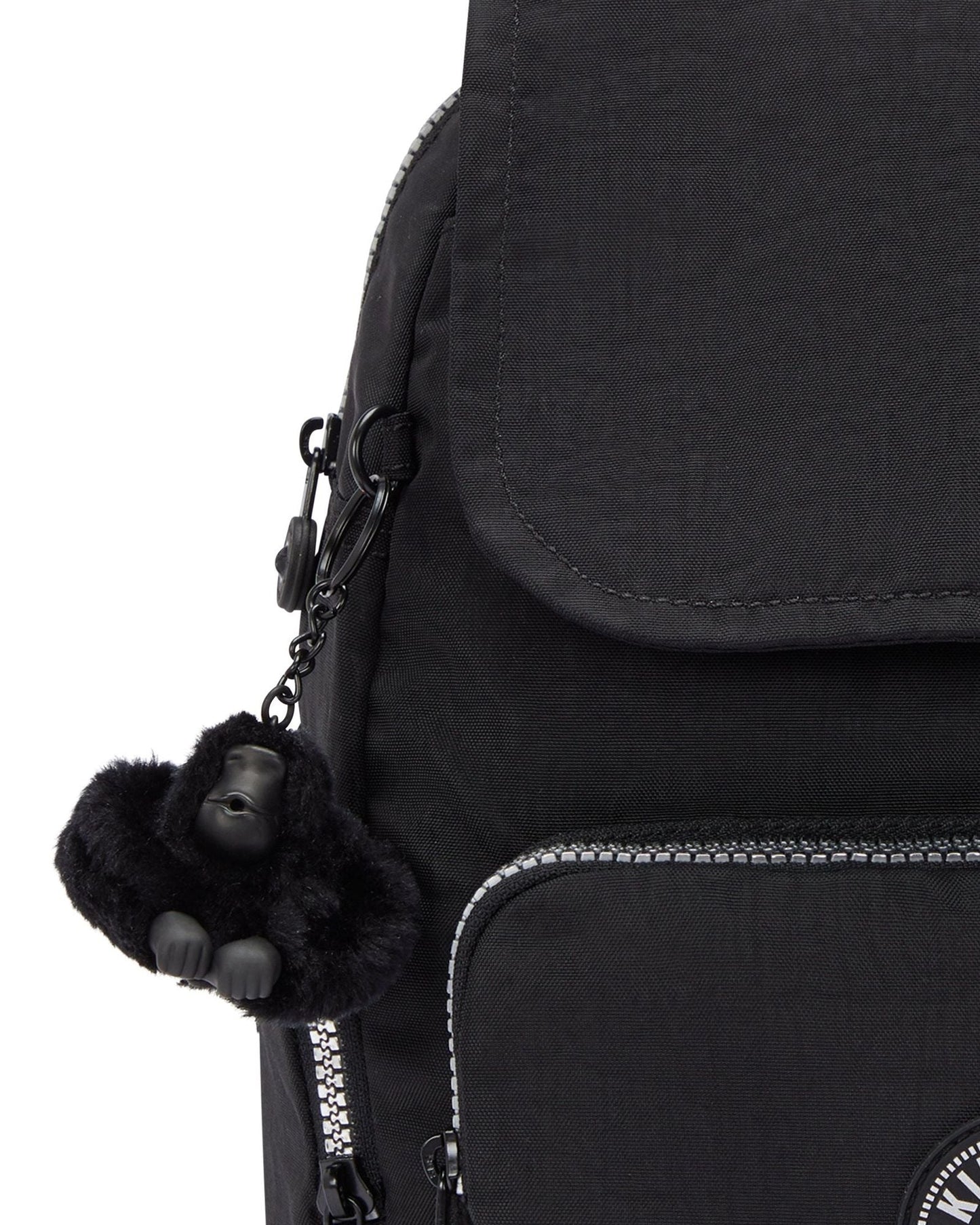 حقيبة ظهر Kipling City Zip S Glorious Silver صغيرة I7354-9SB