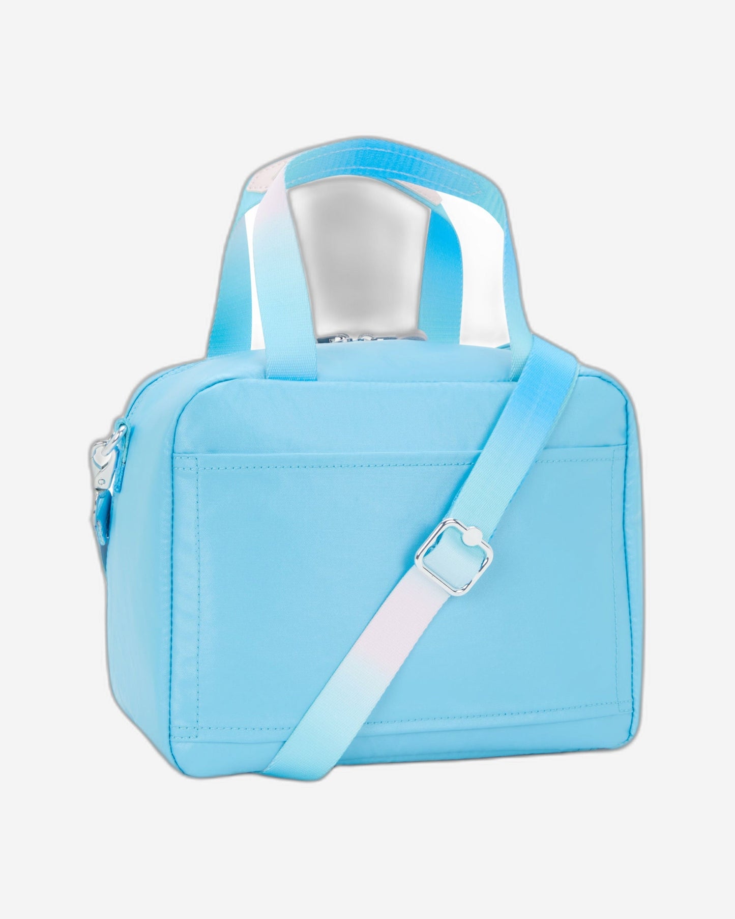 حقيبة غداء كبيرة Kipling Miyo Sea Blue Met مع جراب عربة I7363-52D