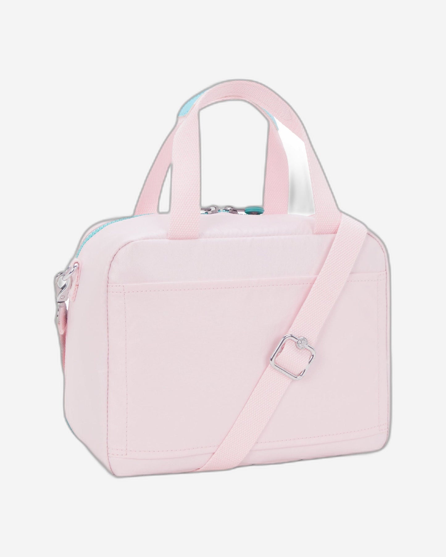 حقيبة غداء كبيرة Kipling Miyo Sea Pink Met مع جراب عربة I7363-52J