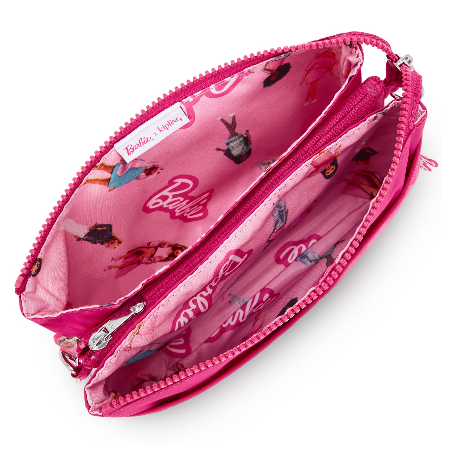 حقيبة كروس بودي KIPLING-Riri-Barbie™ Riri مع أحزمة كتف قابلة للفصل والتعديل - وردي قوي - I7476-BA2