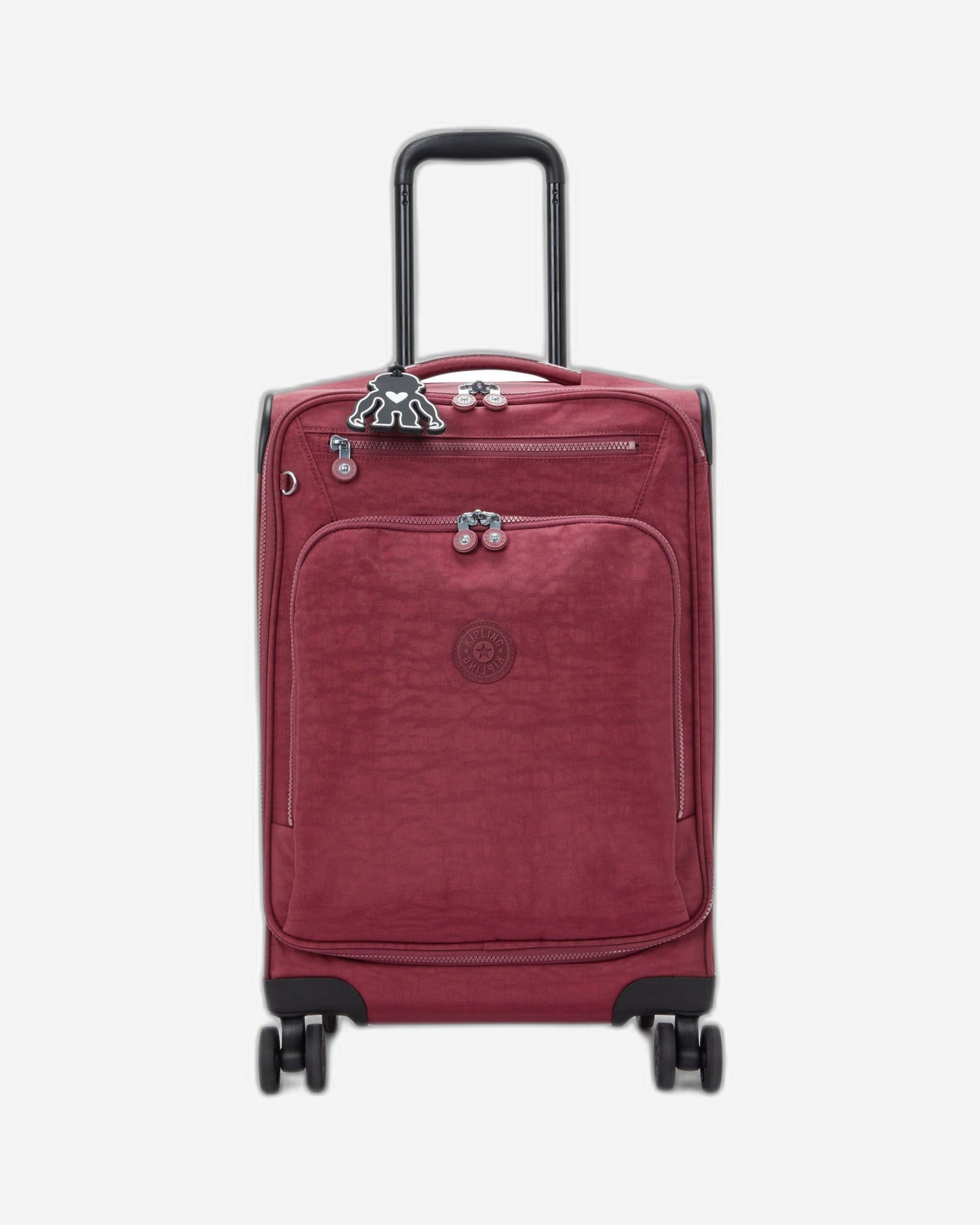 Kipling New Youri Spin S Lounge Wine حقيبة سفر صغيرة بعجلات I7504-5Fw