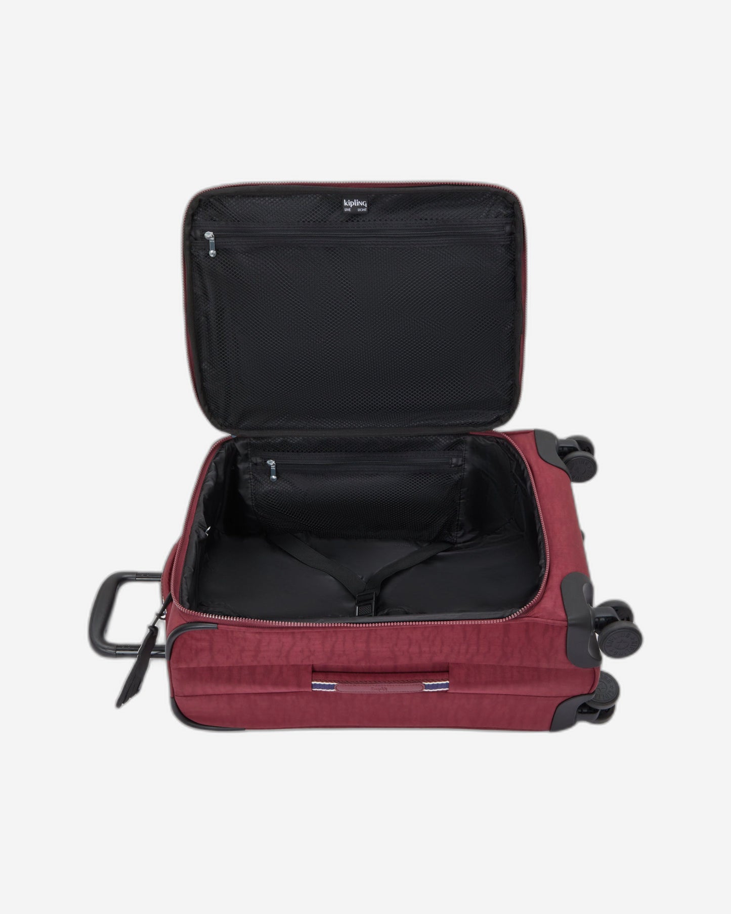 Kipling New Youri Spin S Lounge Wine حقيبة سفر صغيرة بعجلات I7504-5Fw