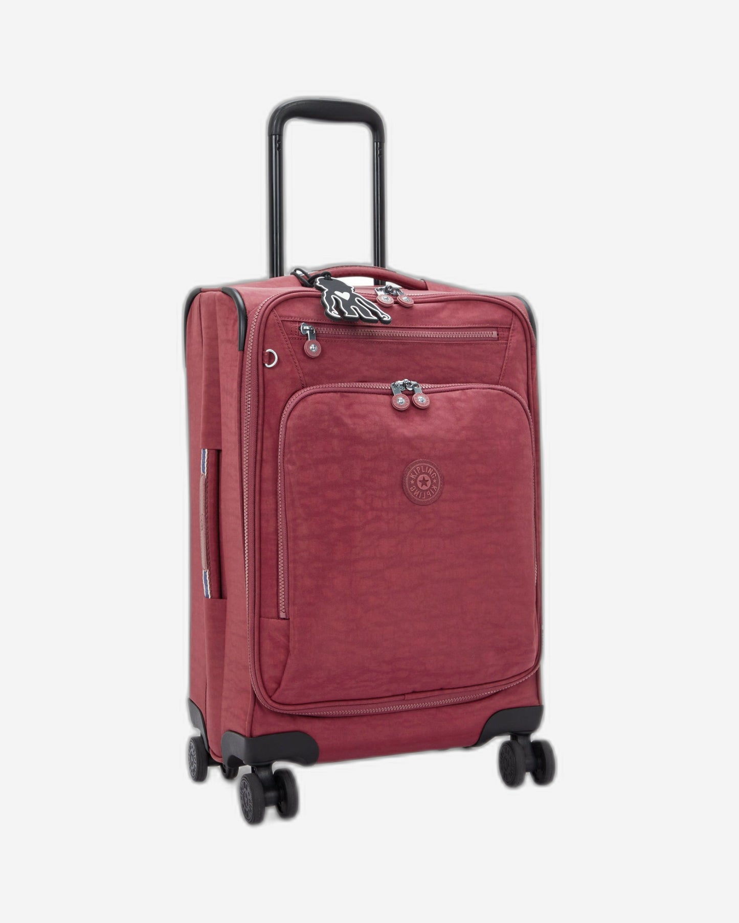 Kipling New Youri Spin S Lounge Wine حقيبة سفر صغيرة بعجلات I7504-5Fw