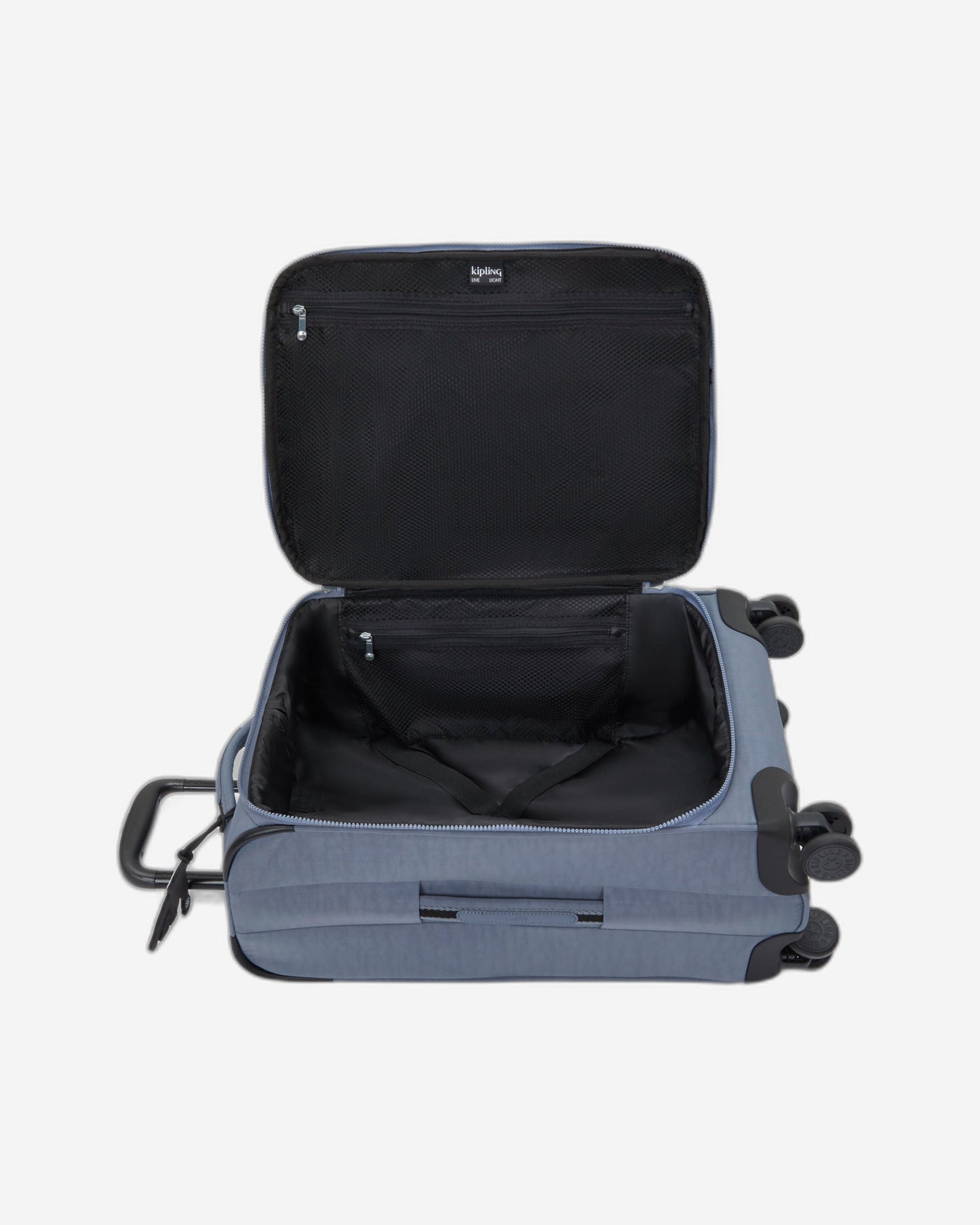 Kipling New Youri Spin S Blue Stone حقيبة سفر بعجلات صغيرة I7504-6FB