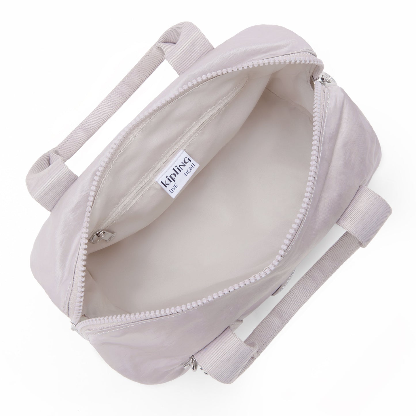 حقيبة يد KIPLING-Bina M-Medium (بحزام كتف قابل للفصل)-Gleam Silver-I7571-K6G