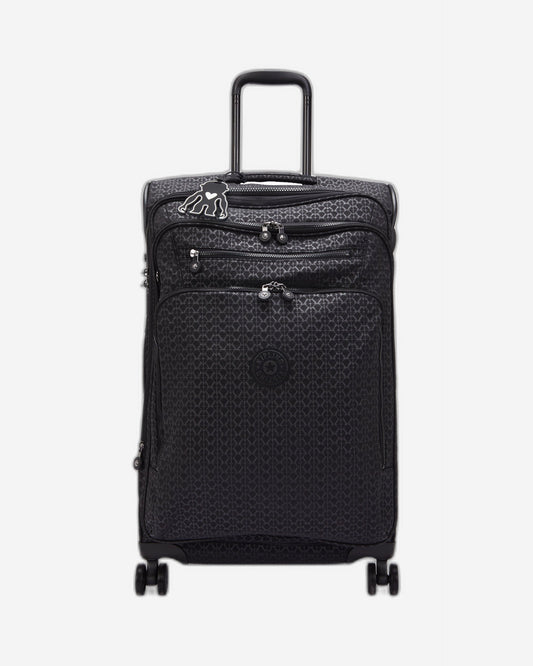حقيبة سفر بعجلات متوسطة قابلة للتوسيع من Kipling New Youri Spin M Signature Emb I7575-K59