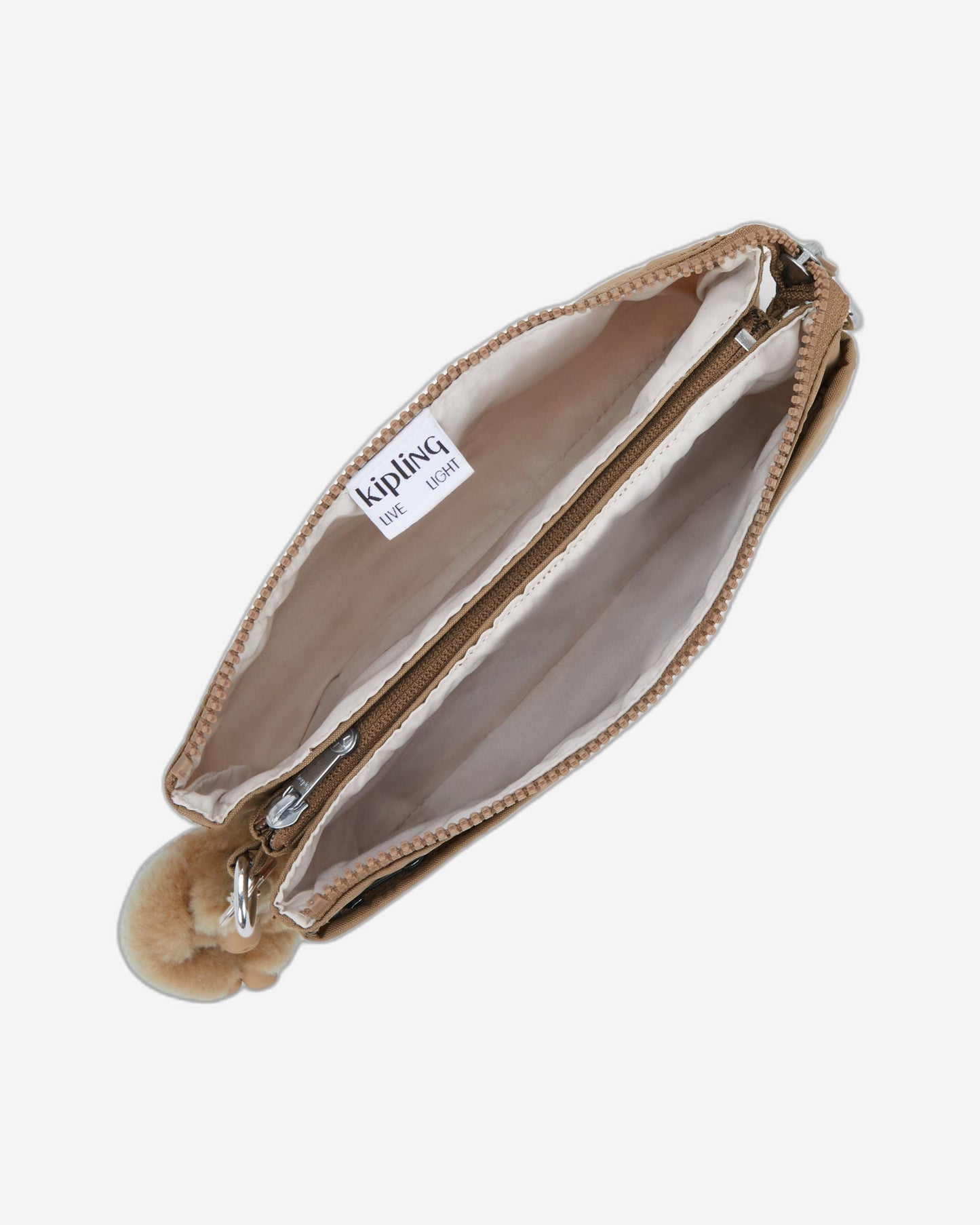 Kipling Riri Early Tan حقيبة كروس صغيرة (مع حزام كتف قابل للإزالة) I7590-7CN