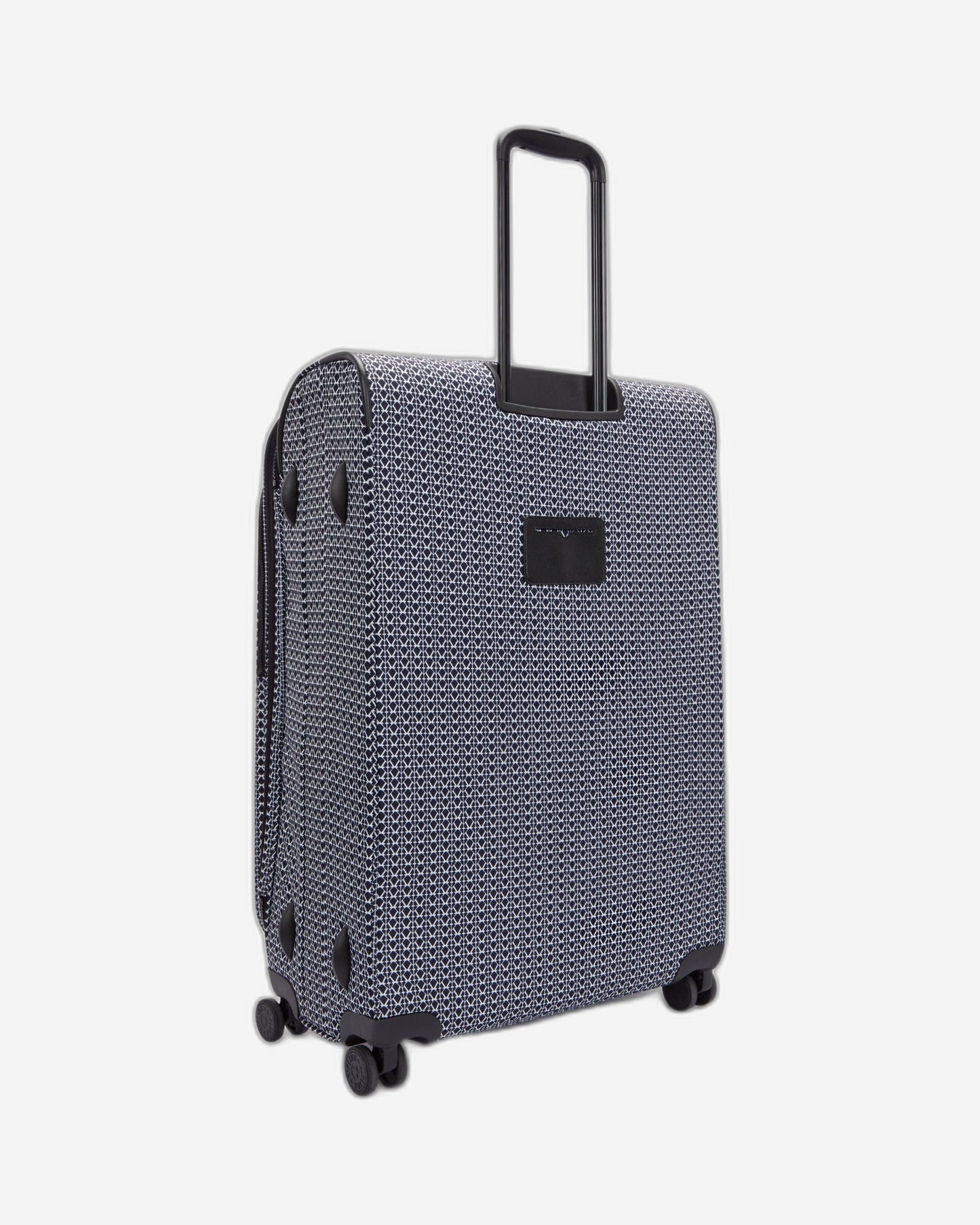 Kipling New Youri Spin حقيبة سفر بعجلات كبيرة قابلة للتوسيع بنقشة Signature C2I7640-DD2