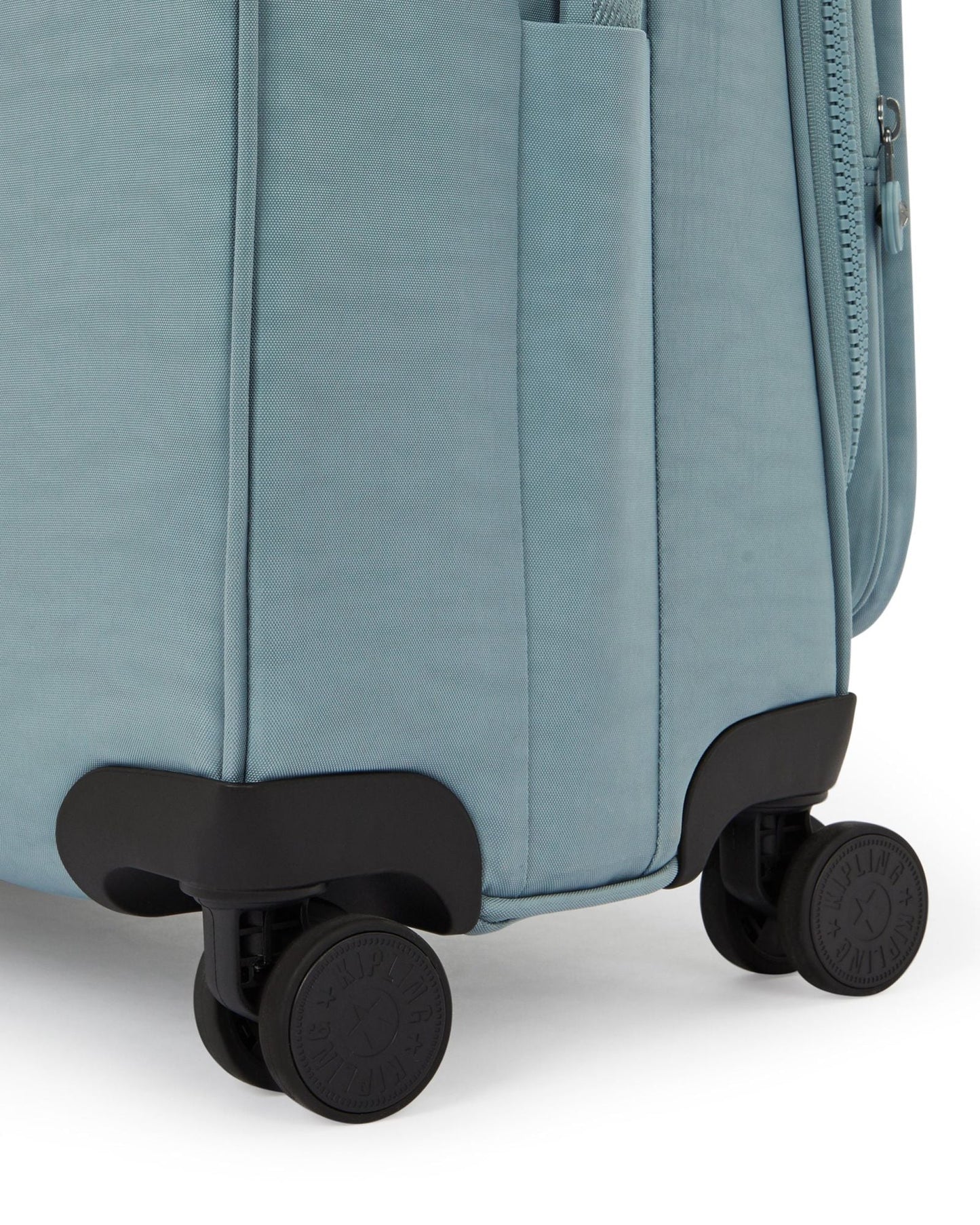 حقيبة سفر Kipling New Youri Spin M مريحة باللون الرمادي متوسطة الحجم قابلة للتمدد بعجلات I7706-3NL
