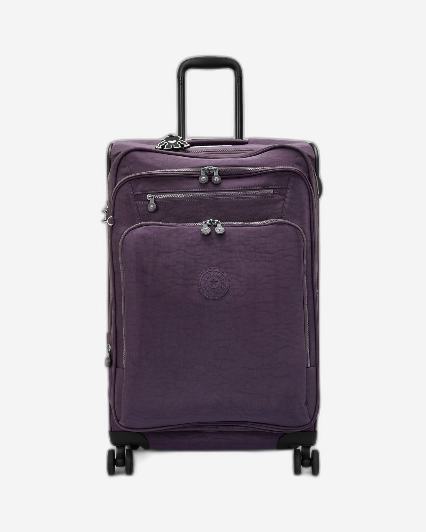 حقيبة Kipling New Youri Spin M Ultimate Plum متوسطة الحجم قابلة للتمدد I7706-67U