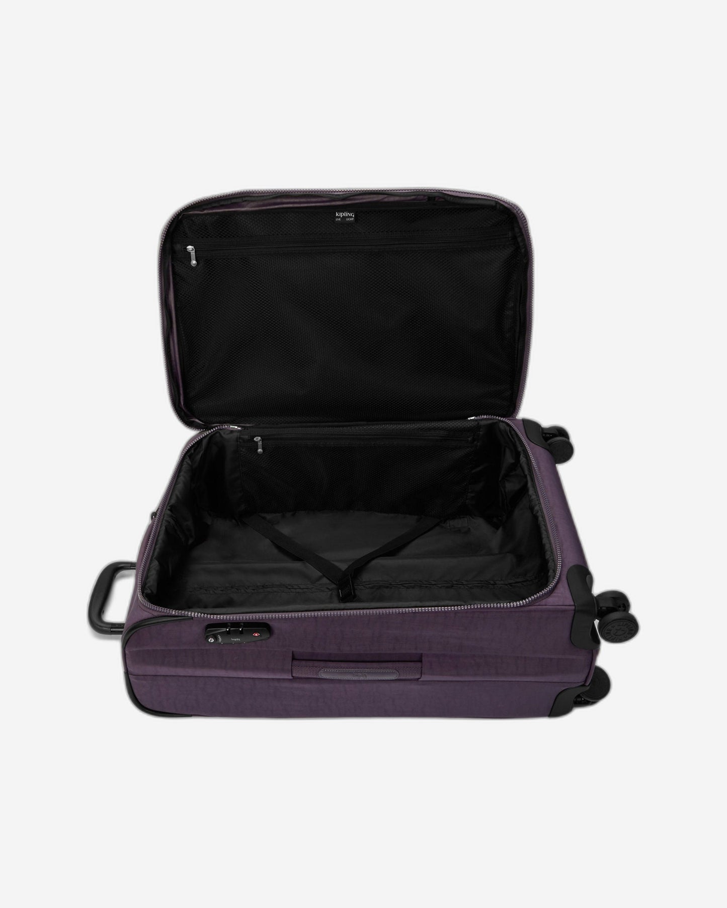 حقيبة Kipling New Youri Spin M Ultimate Plum متوسطة الحجم قابلة للتمدد I7706-67U