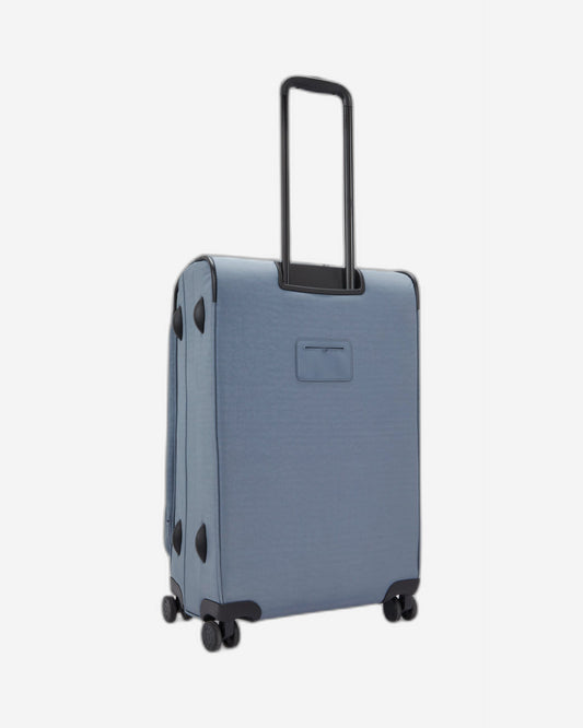 Kipling New Youri Spin M Blue Stone Medium Expandable Wheeled Luggage I7706-6Fb
