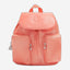 حقيبة ظهر صغيرة برباط إغلاق طراز Kipling Anto S Peach Glam C2I7751-S7W