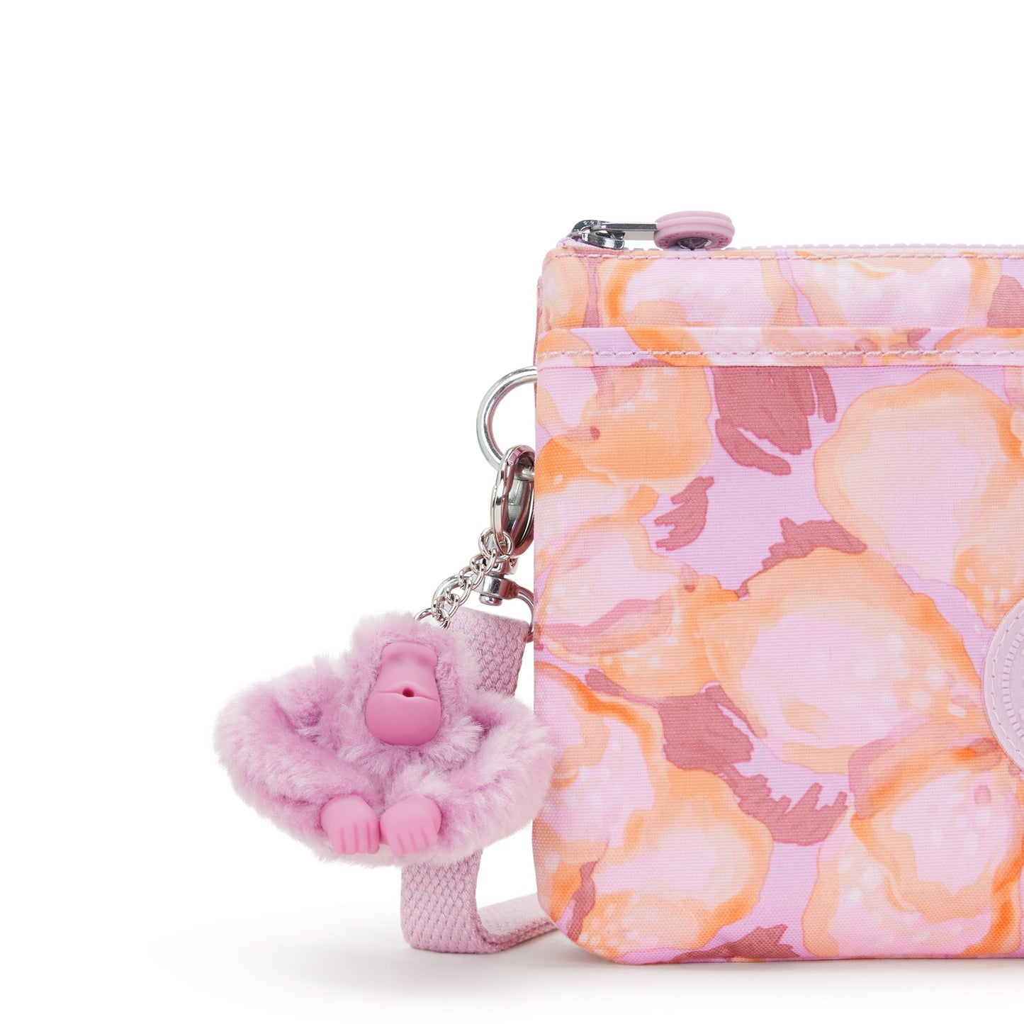 KIPLING-Riri-حقيبة كروس صغيرة (بحزام قابل للإزالة)-بودرة زهرية-I7780-ES4