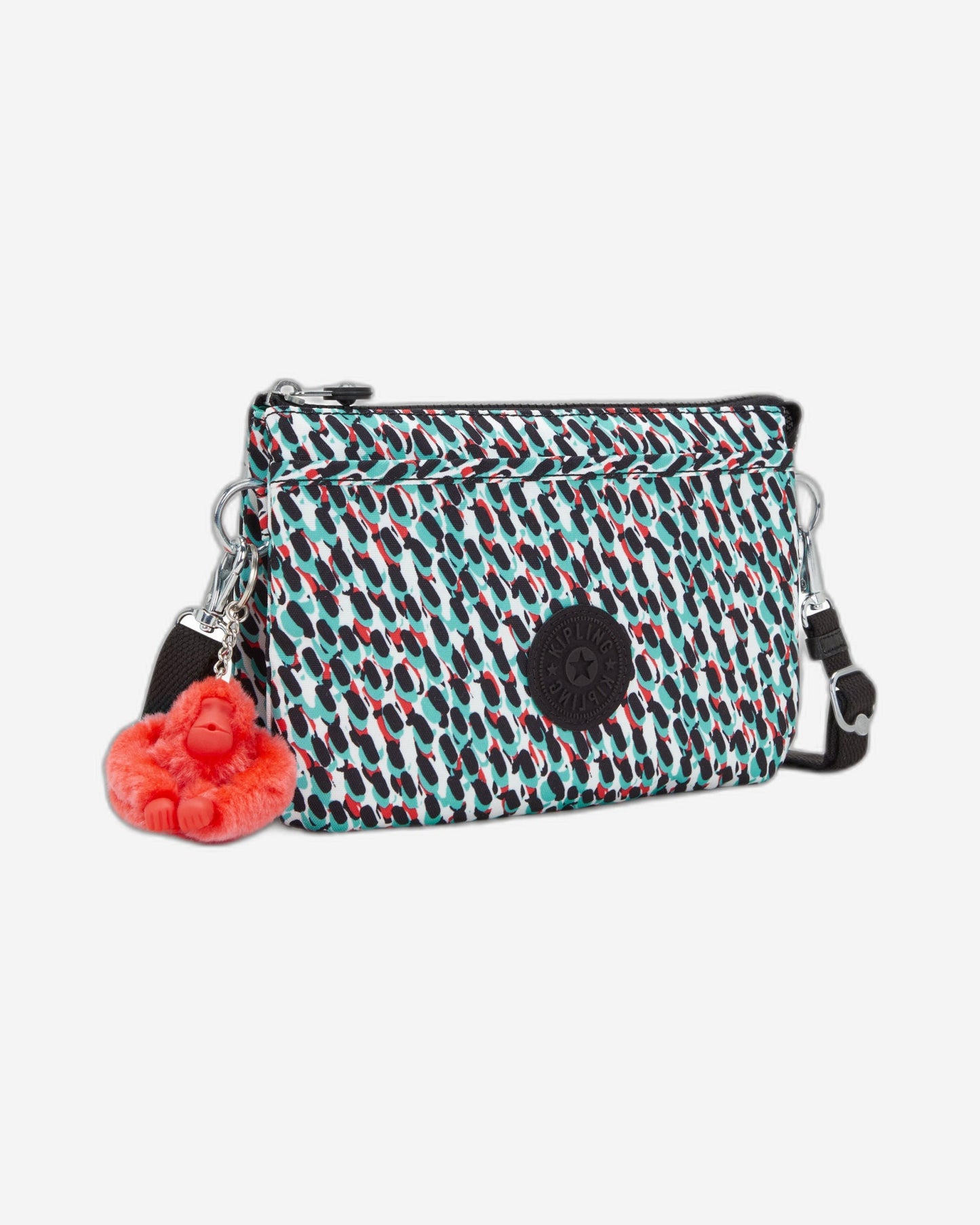 حقيبة Kipling Riri الكبيرة بطبعة تجريدية مع حزام كروس C2I7780-GN6