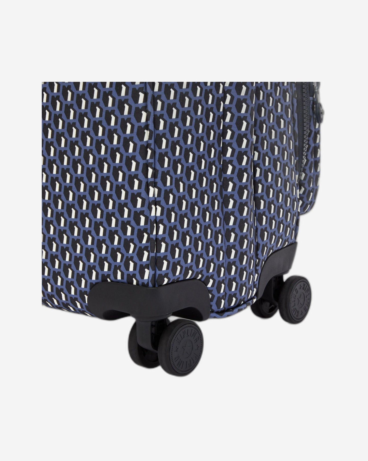 حقيبة Kipling New Youri Spin M 3D K زرقاء متوسطة الحجم قابلة للتمدد I7788-4JS