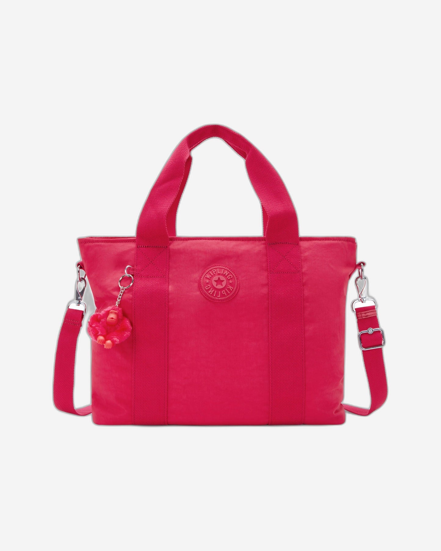 حقيبة يد كبيرة كونفيتي بينك من Kipling Minta L C2I7807-T73