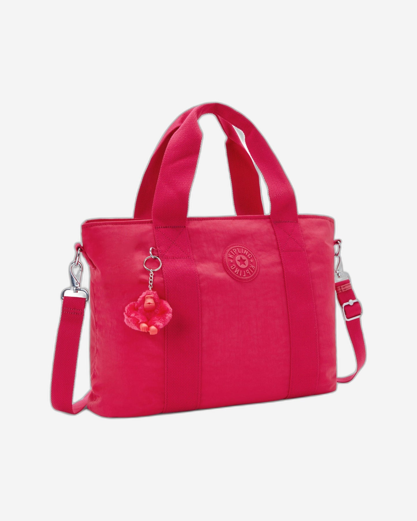 حقيبة يد كبيرة كونفيتي بينك من Kipling Minta L C2I7807-T73