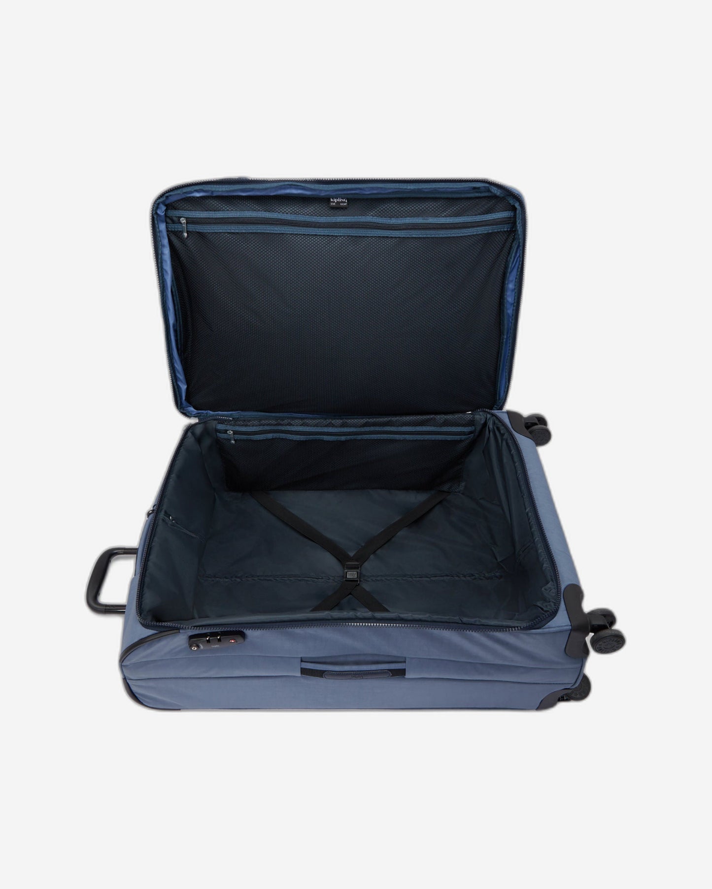 حقيبة Kipling New Youri Spin L Blue Lover كبيرة قابلة للتمدد I7930-56V
