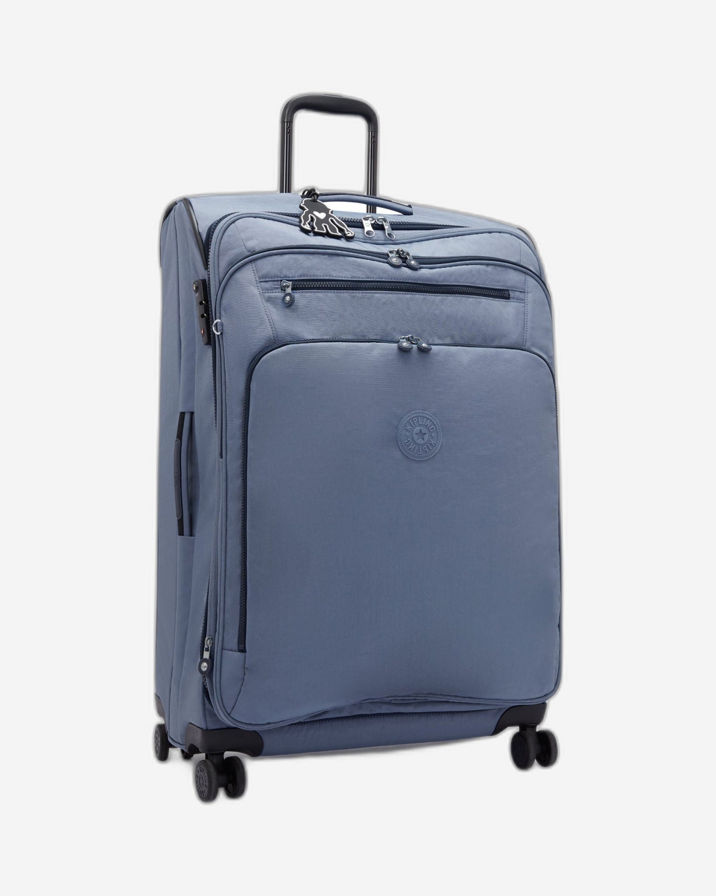 حقيبة Kipling New Youri Spin L Blue Lover كبيرة قابلة للتمدد I7930-56V