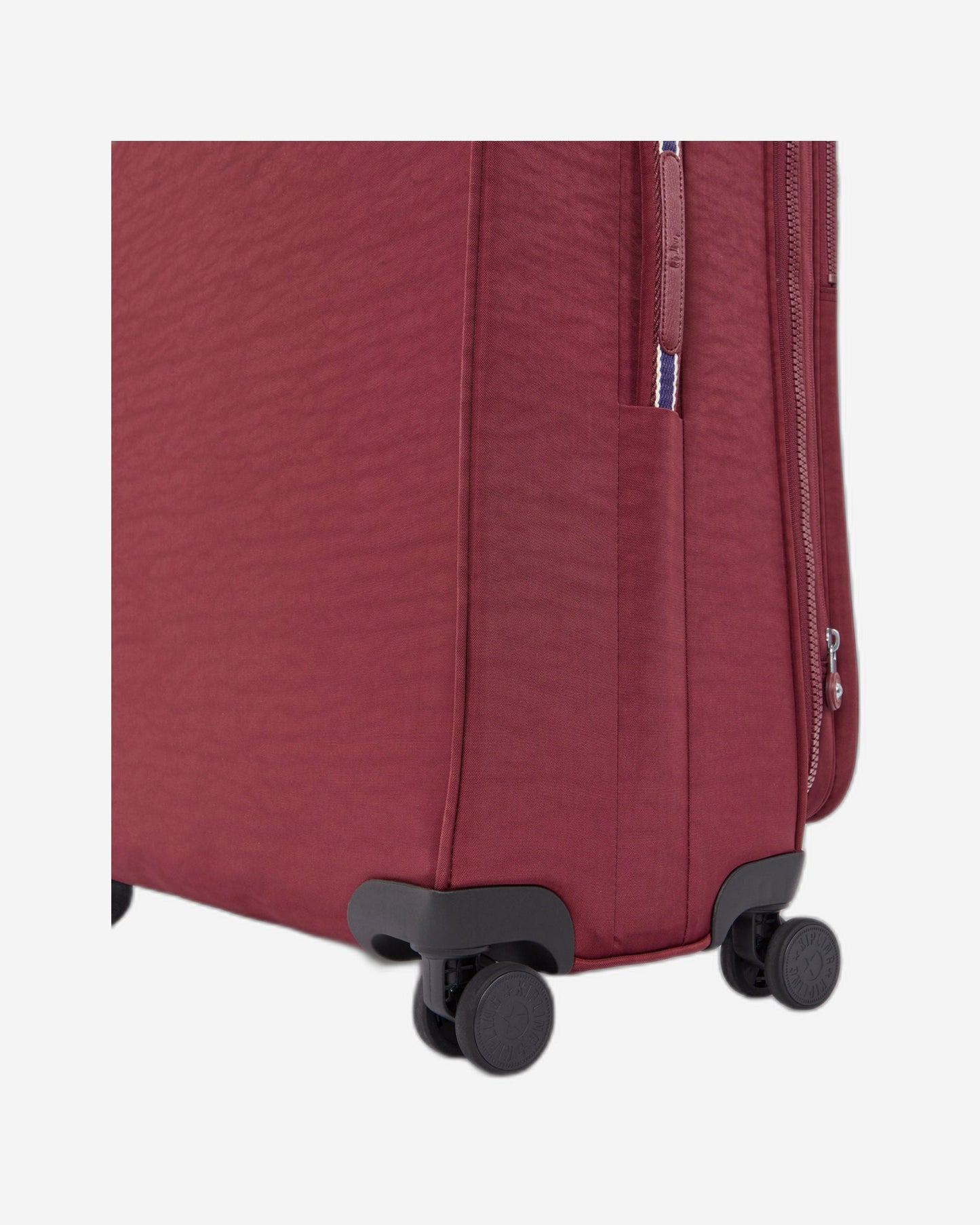 حقيبة سفر Kipling New Youri Spin L Lounge Wine كبيرة قابلة للتوسيع بعجلات I7930-5FW
