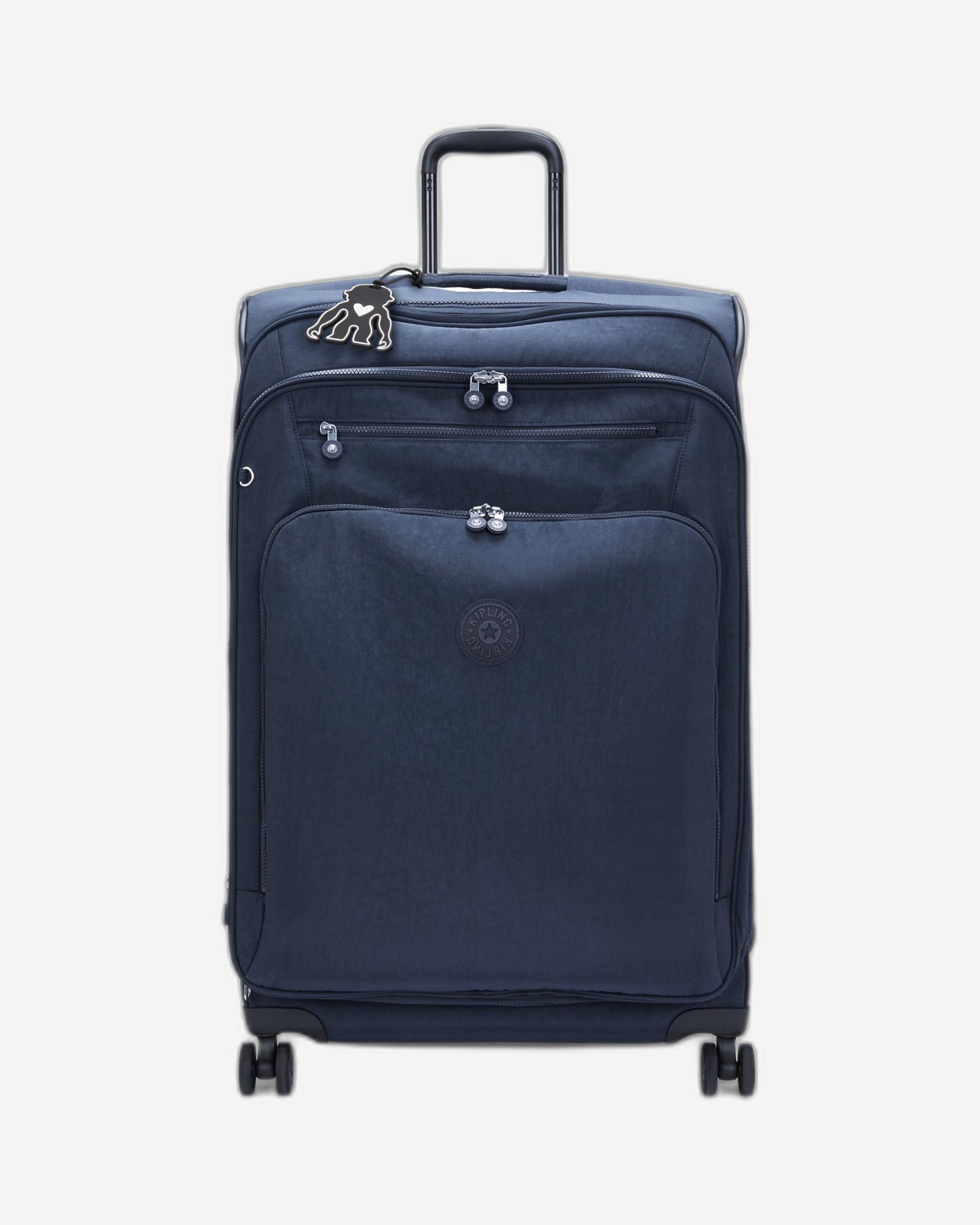 حقيبة سفر بعجلات Kipling New Youri Spin L Blue Bleu 2 كبيرة قابلة للتوسيع I7930-96V