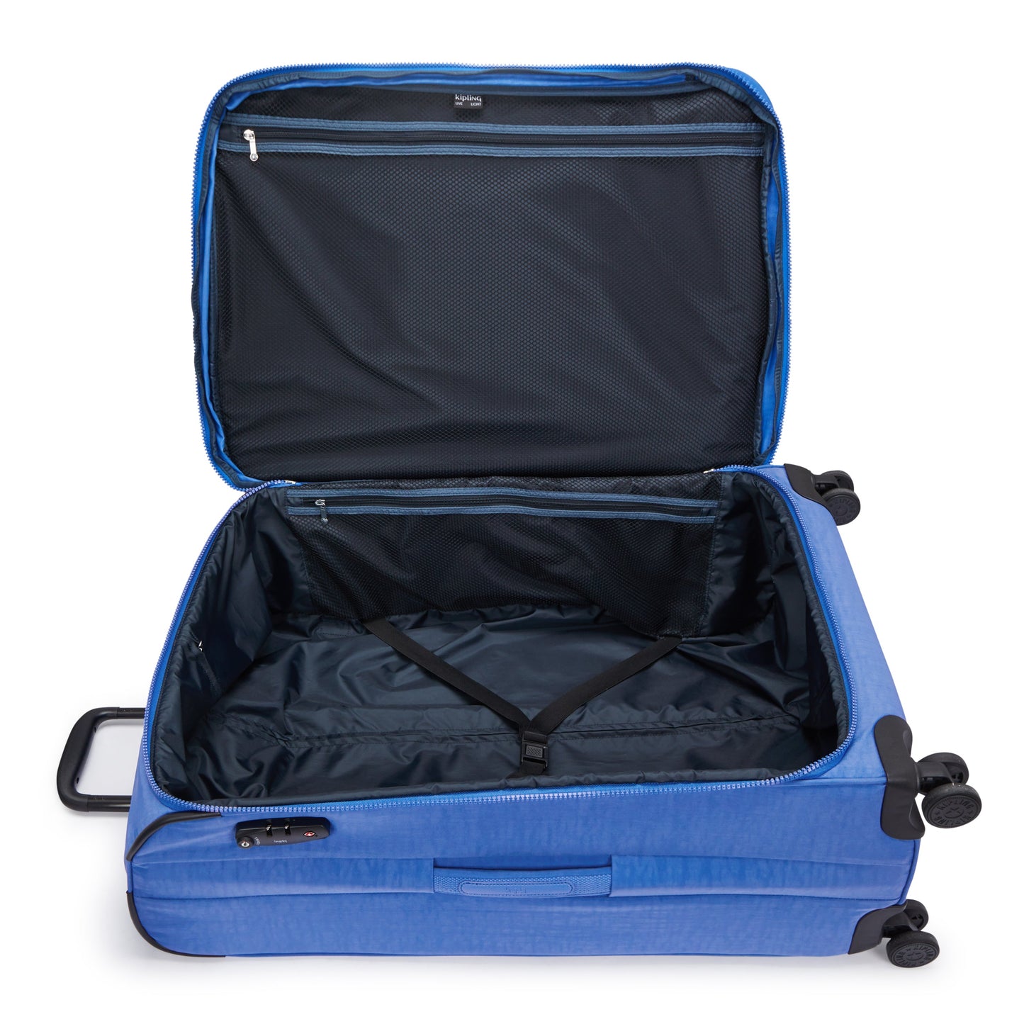 KIPLING-New Youri Spin L-حقيبة دوارة قابلة للتمدد كبيرة الحجم-هافانا بلو-I7930-JC7
