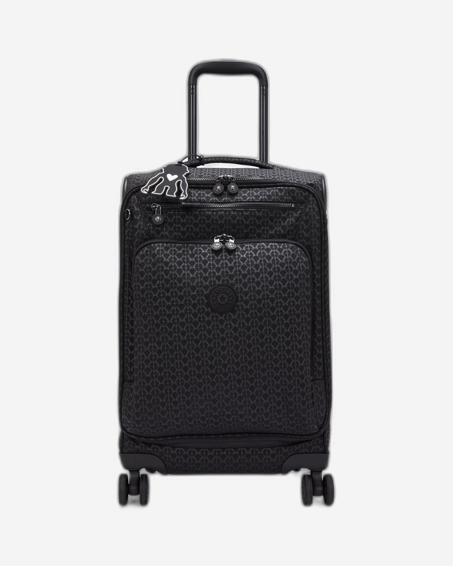Kipling New Youri Spin S Signature Emb حقيبة أمتعة صغيرة بعجلات I7971-K59