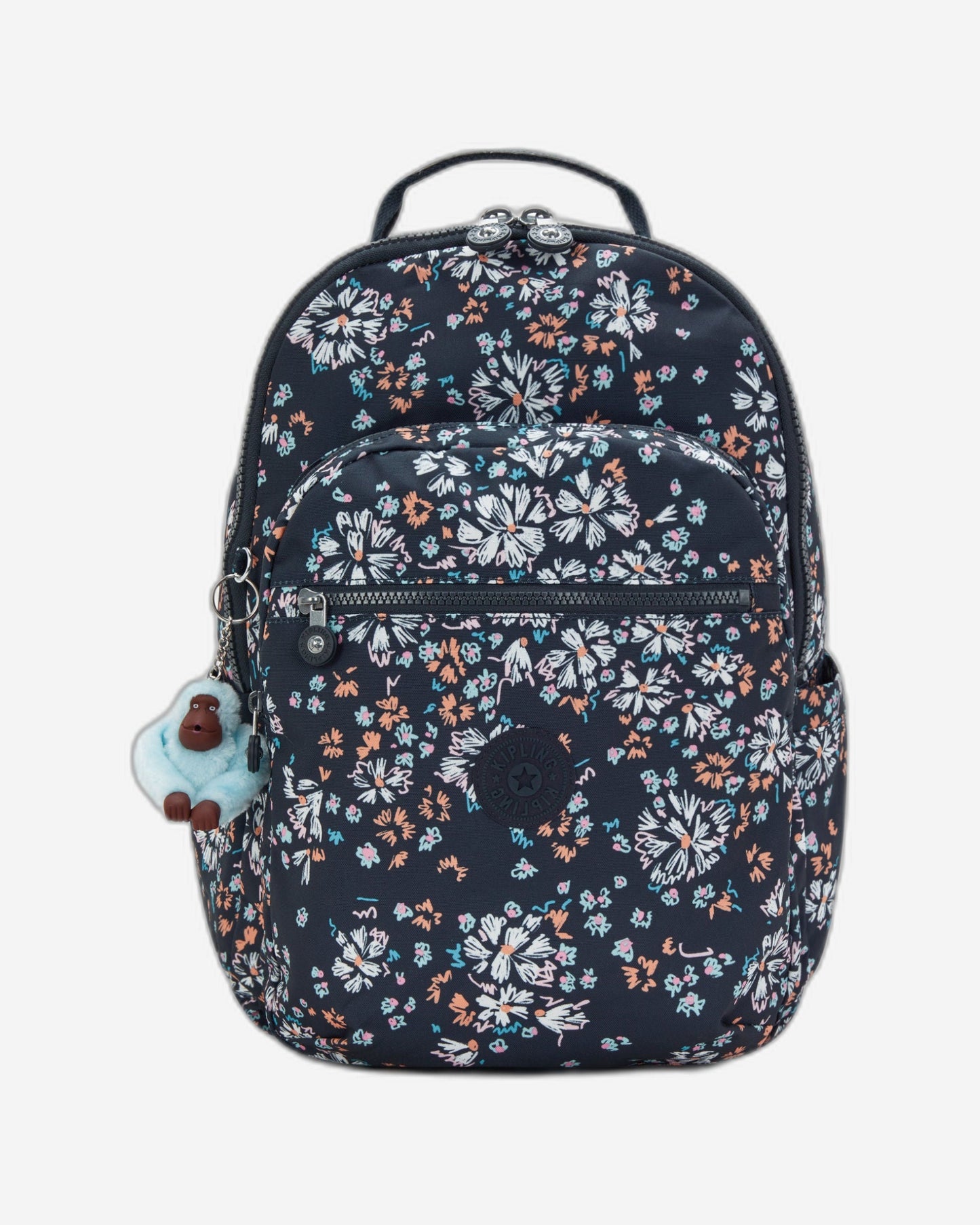 حقيبة ظهر KIPLING Seoul College Flower Field كبيرة (مع حجرة للكمبيوتر المحمول) I7973-5GB