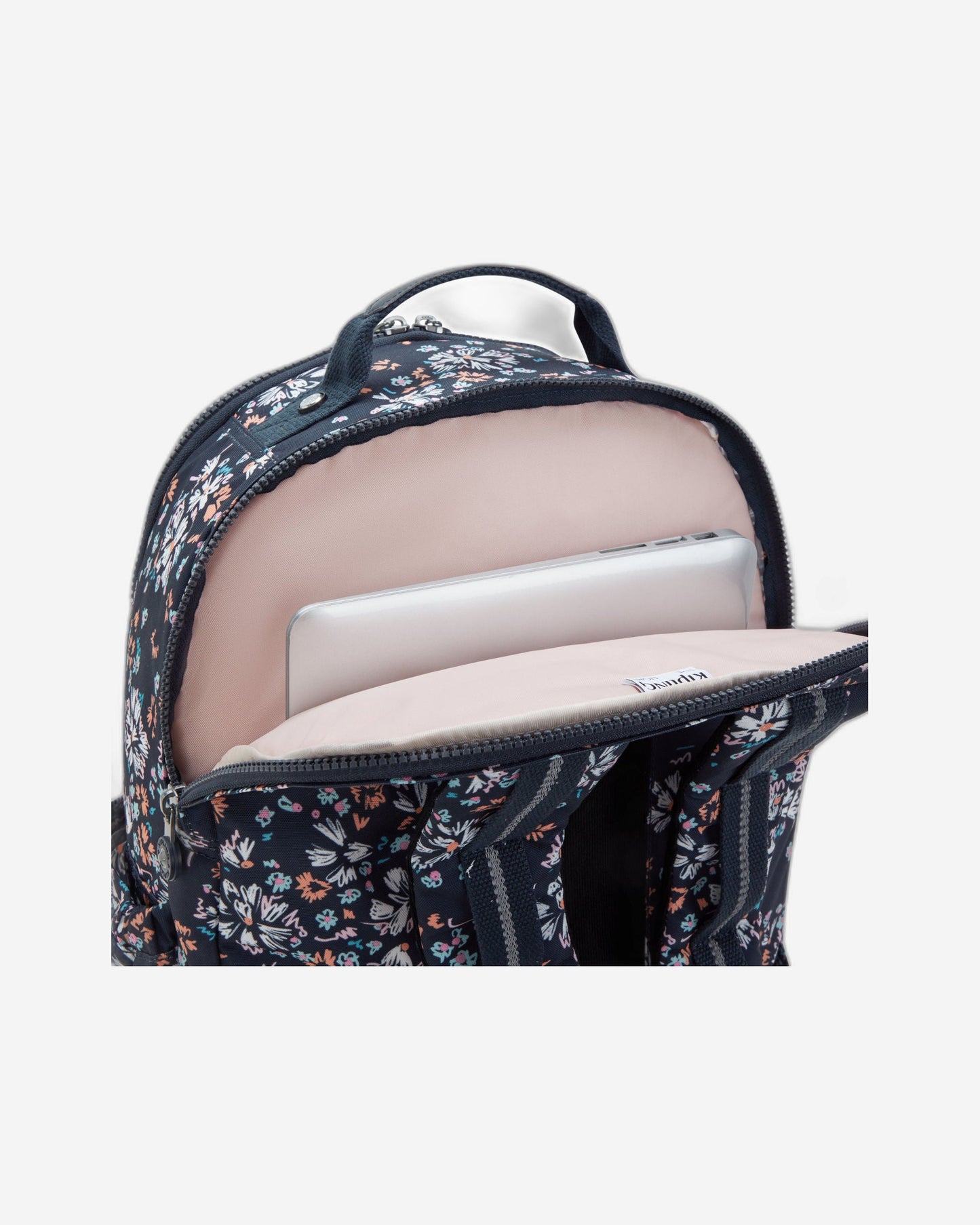 حقيبة ظهر KIPLING Seoul College Flower Field كبيرة (مع حجرة للكمبيوتر المحمول) I7973-5GB