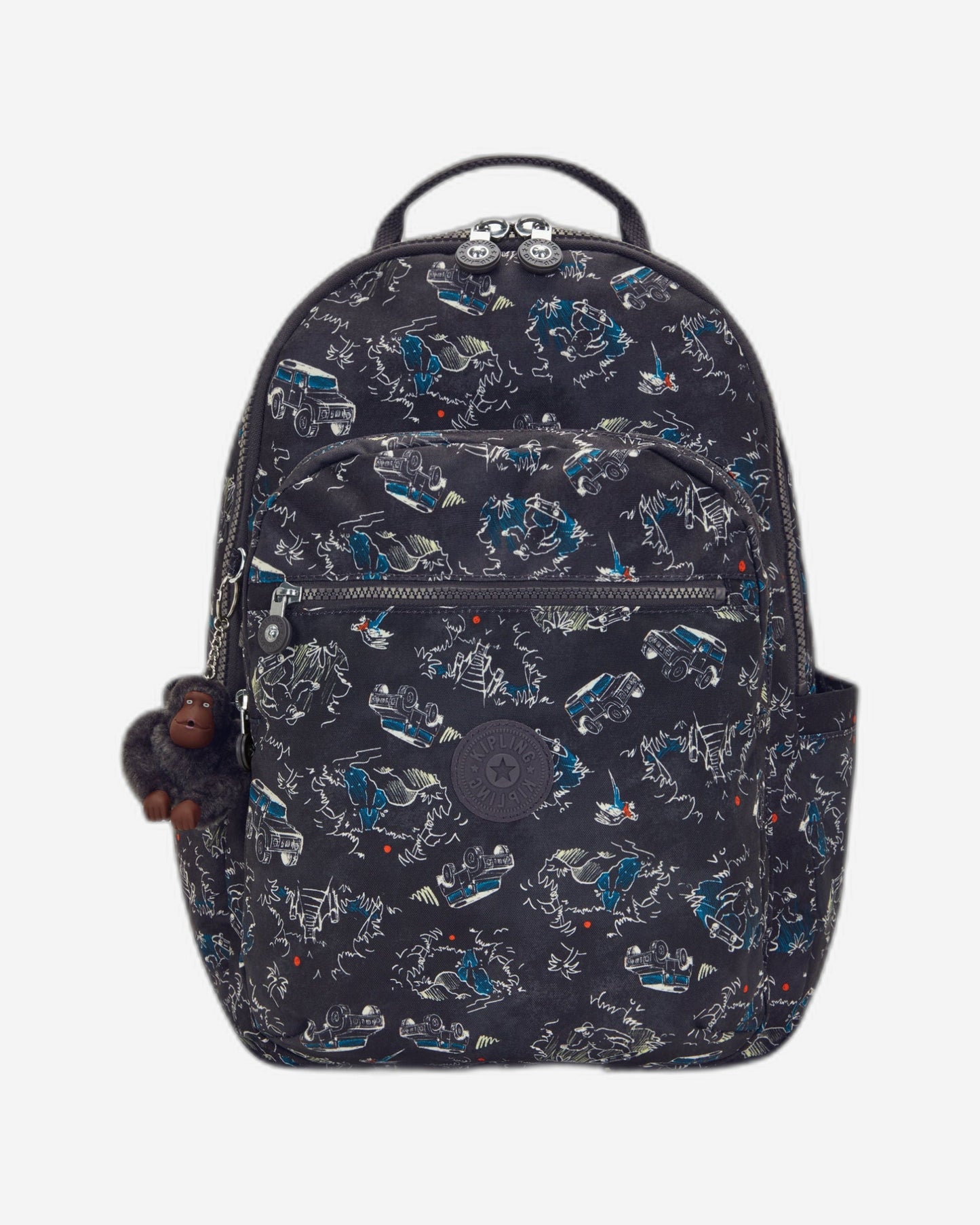 حقيبة ظهر كبيرة Kipling Seoul College Jungle Fun Race C2I7973-TJ3