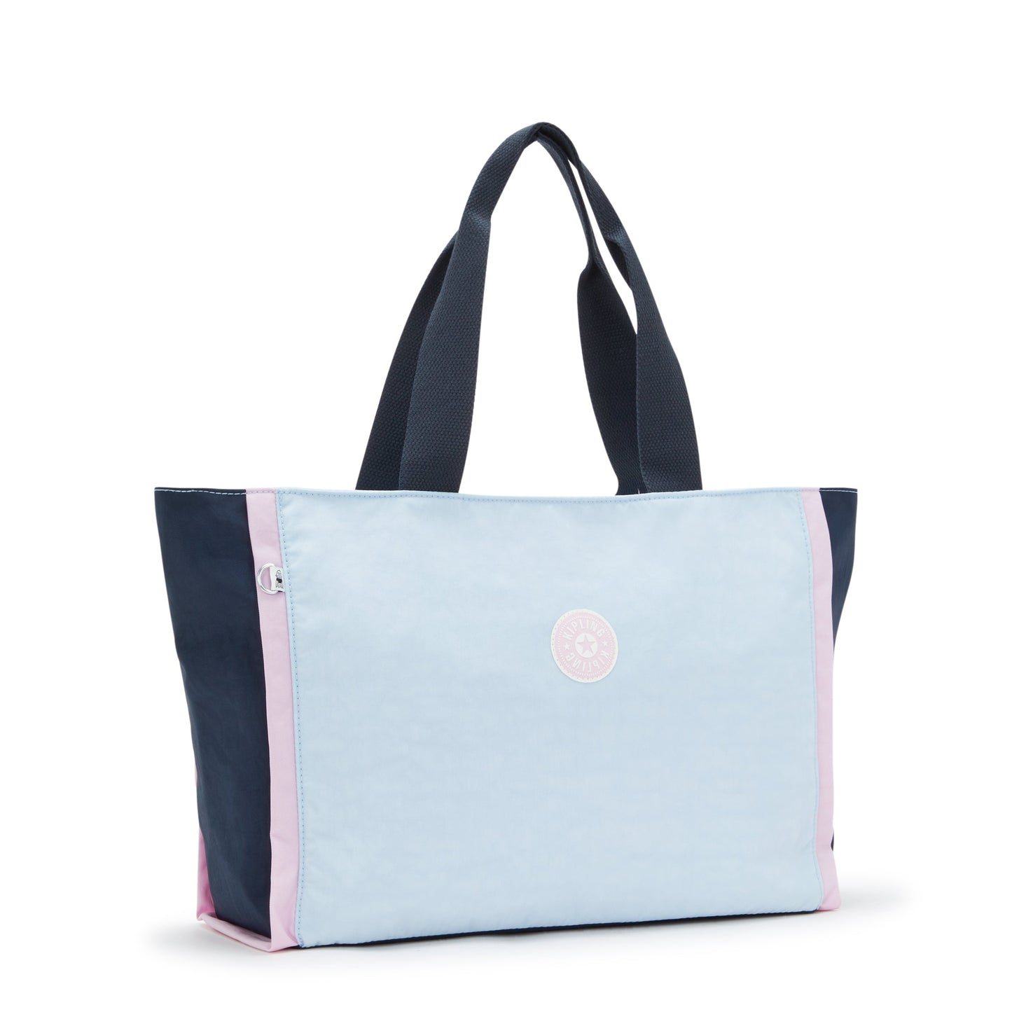 KIPLING-Nalo-حقيبة كبيرة بجيب رئيسي بسحاب - وردي أزرق Bl-I7988-9KR