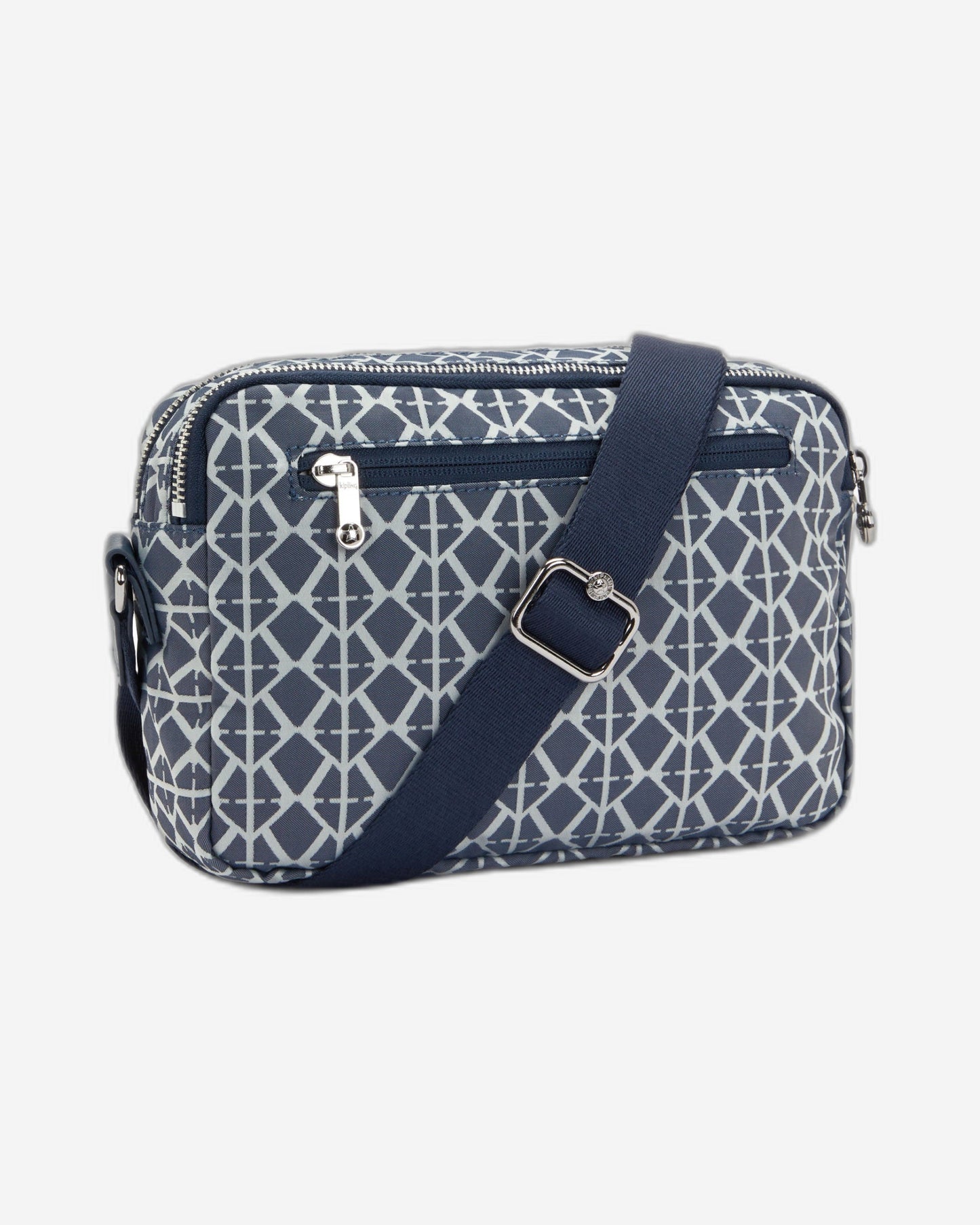 Kipling Abanu M Navy Sign Jq حقيبة كروس متوسطة I8024-8DM