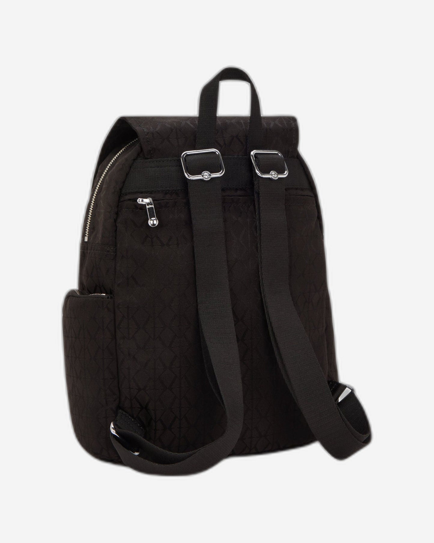 حقيبة الظهر الصغيرة Kipling City Zip S Noir Sign Jq I8029-4NW