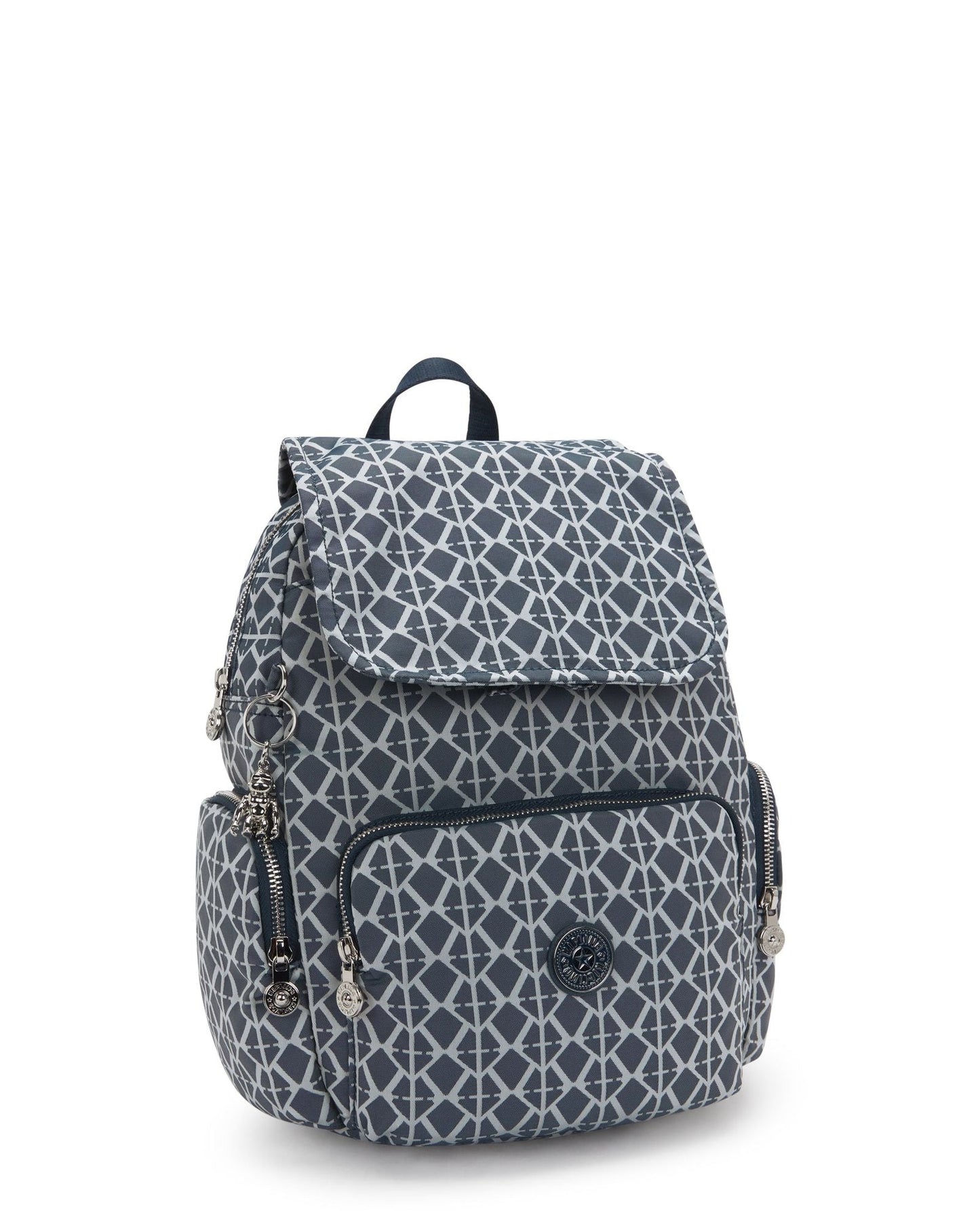 Kipling City Zip S Navy Sign Jq حقيبة ظهر صغيرة I8029-8DM