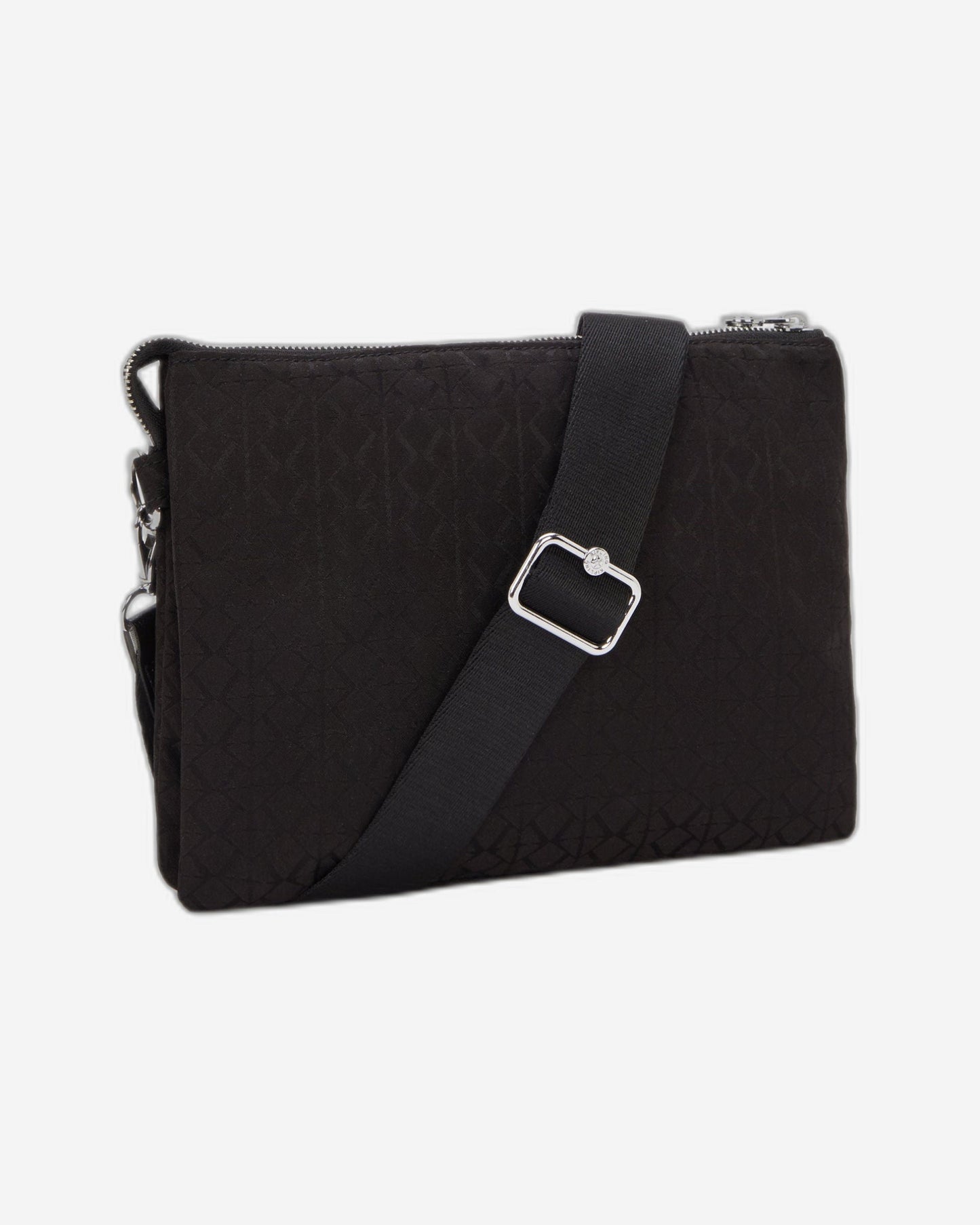 Kipling Riri L Noir Sign Jq حقيبة كروس متوسطة (مع حزام كتف قابل للإزالة) I8044-4NW