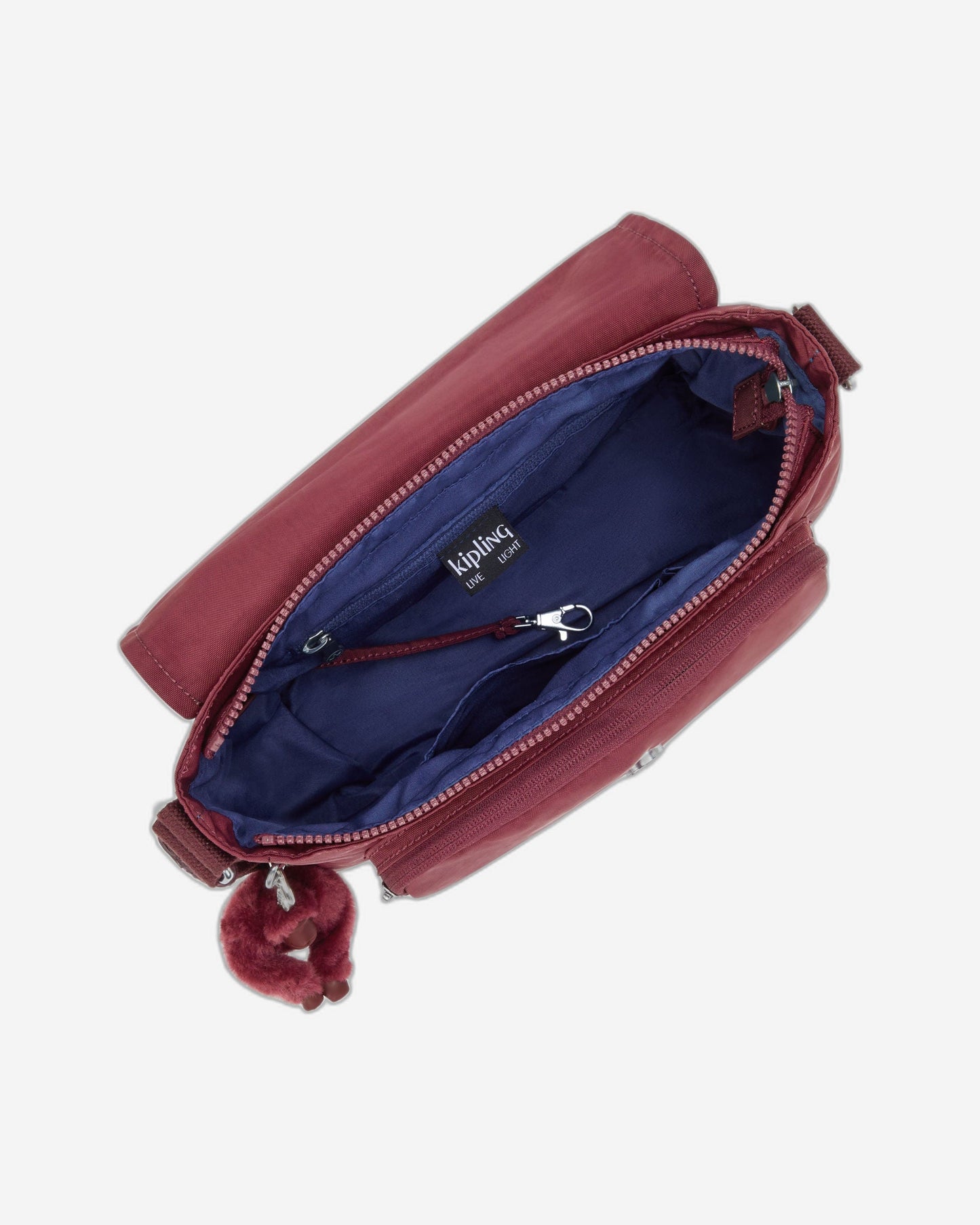 حقيبة كروسبودي متوسطة Kipling Dalma Lounge Wine (مع سحاب قابل للتوسيع) I8123-5FW
