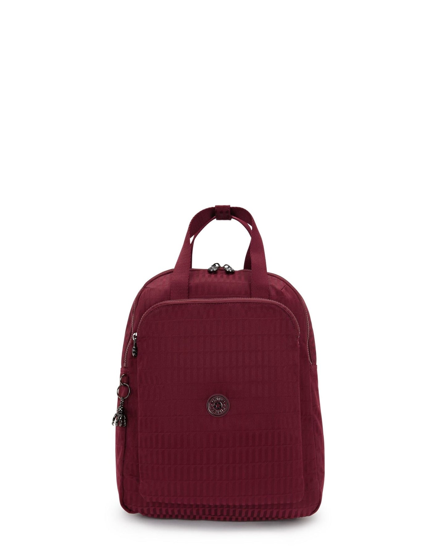 حقيبة ظهر Kipling Kazuki L Maroon Tile Jq Large (مع جيب للكمبيوتر المحمول) I8227-9HX
