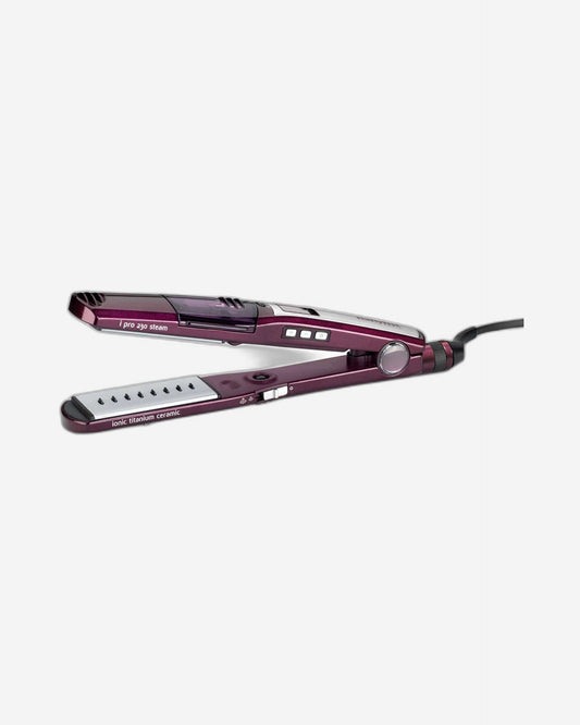 مكواة تمليس الشعر بالبخار BaByliss I-Pro 230 بأسنان لفك التشابك ومشط قابل للسحب ST395SDE