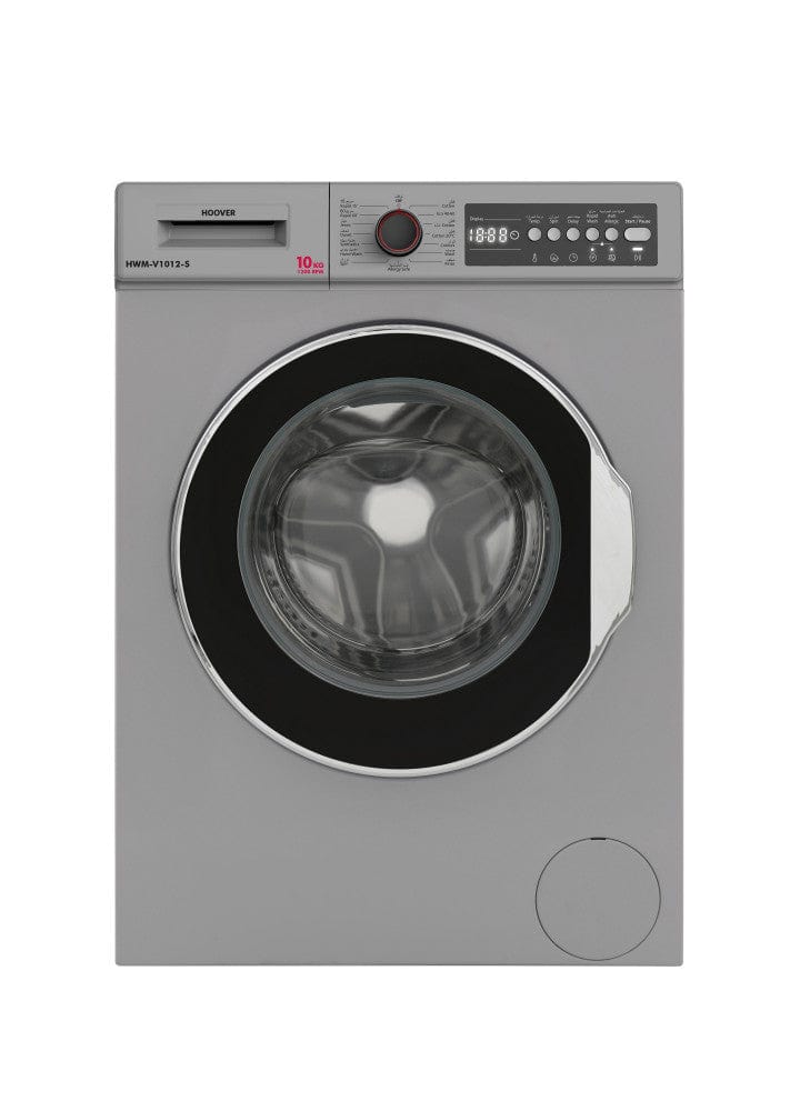 HOOVER TWIN JET 10KG FRONT LOADING WASHING MACHINE 1200 RPM-SILVER HWM-V1012-S