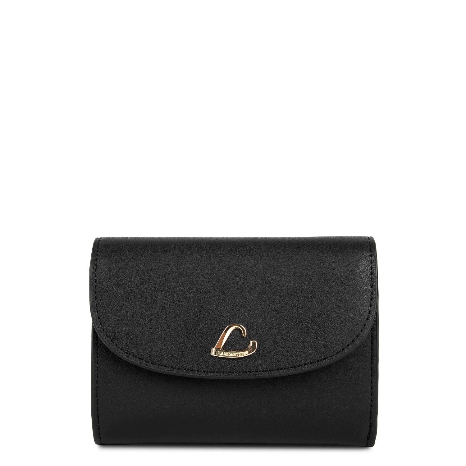 LANCASTER BACK TO BACK CITY PHILOS WALLET NOIR