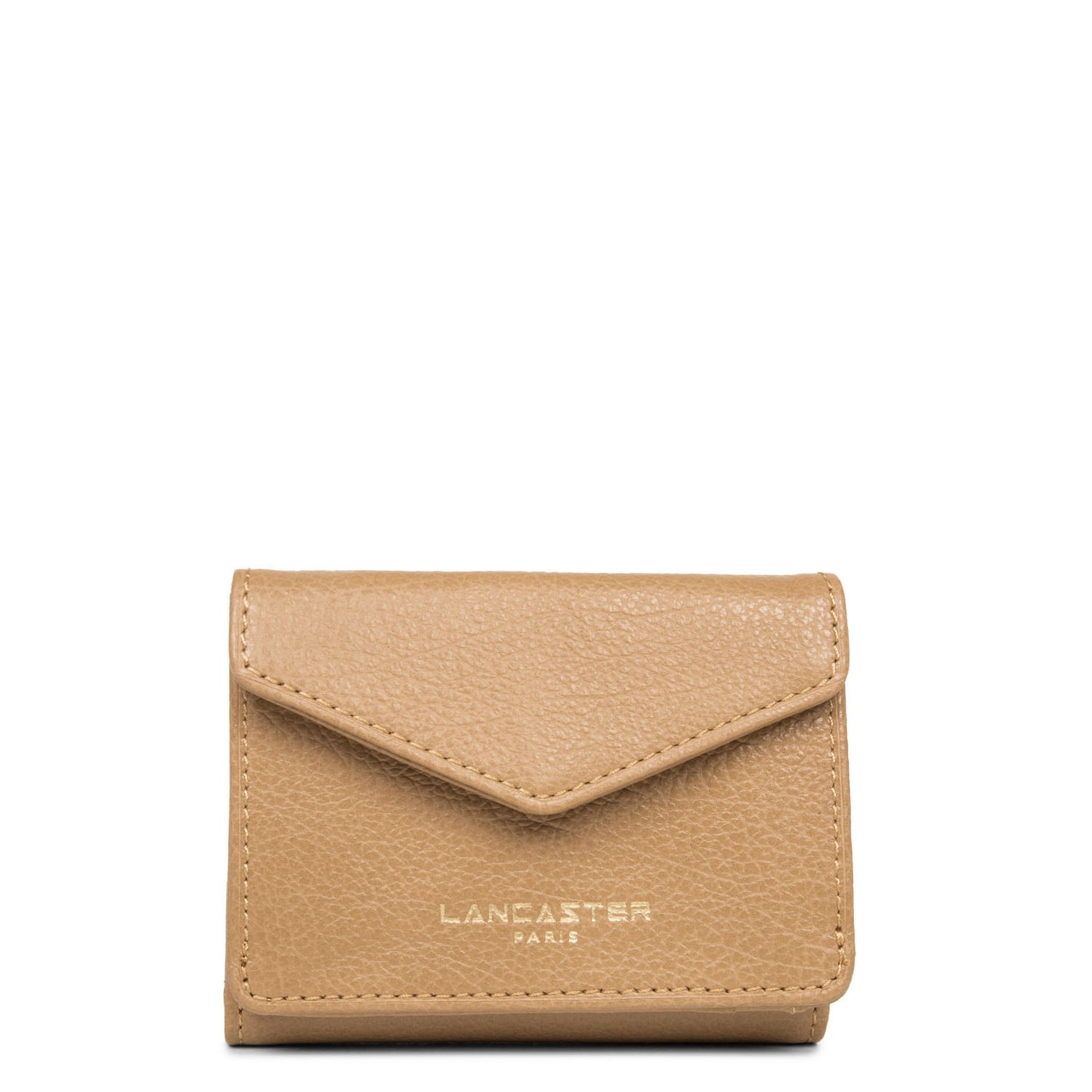 LANCASTER DUNE BACK TO BACK MINI WALLET NATURAL