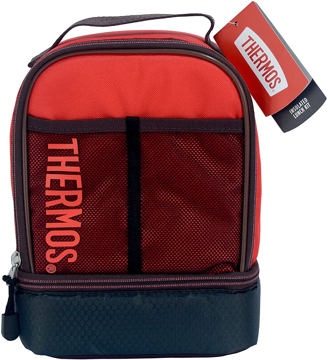 THERMOS SPORTS DUAL LUNCH KIT RED MAROON - 132820
