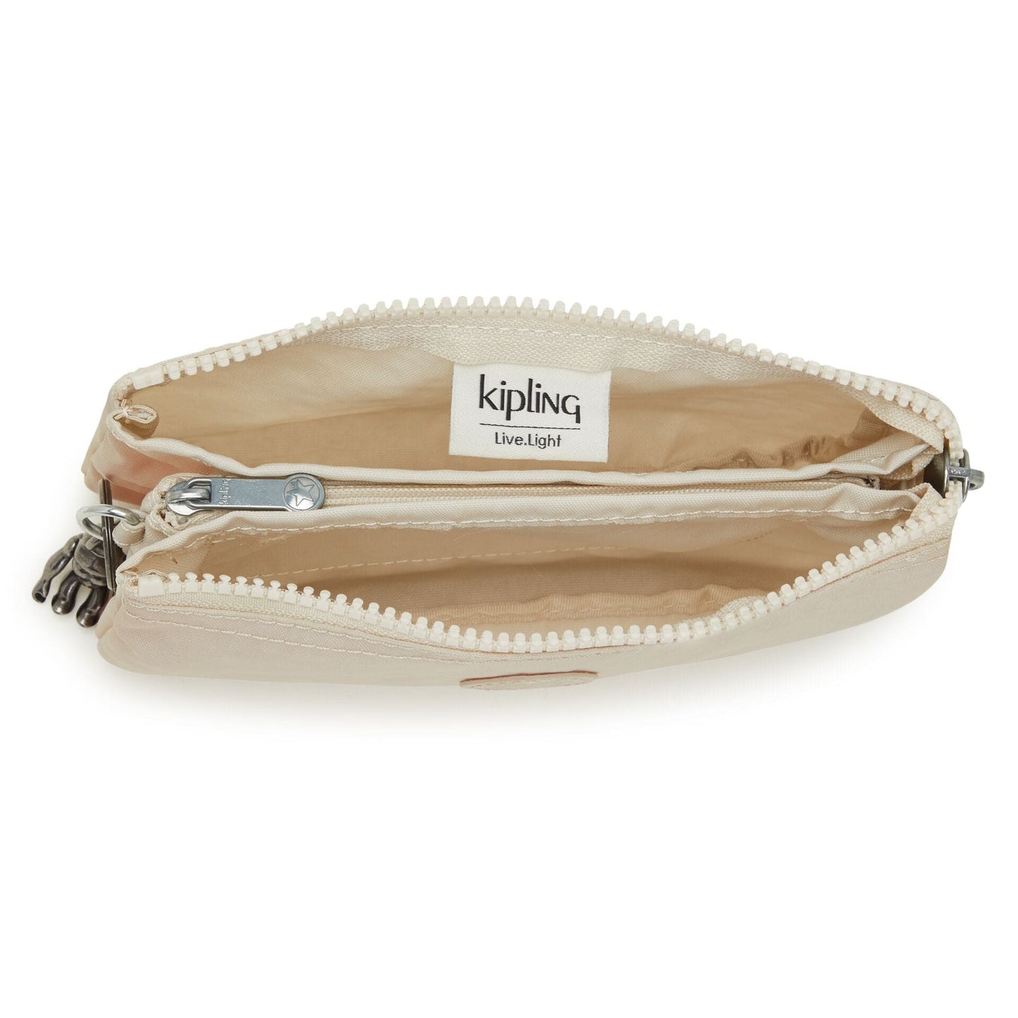 KIPLING-Creativity L-LARGE PURSE-Light Sand-13265-W58