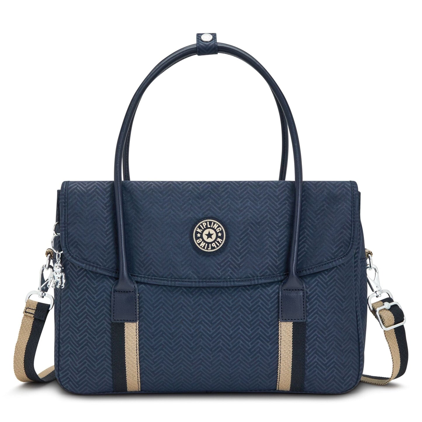 KIPLING-Superworker S-Small Working Bag (With Removable Shoulderstrap)-Endless Bl Emb-I4555-Y36