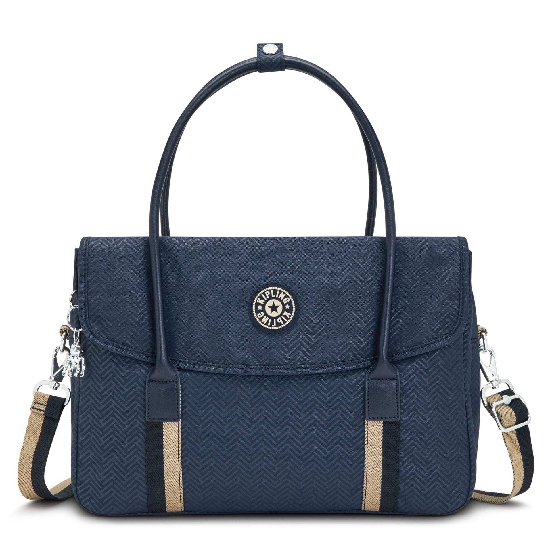 KIPLING-Superworker S-Small Working Bag (With Removable Shoulderstrap)-Endless Bl Emb-I4555-Y36