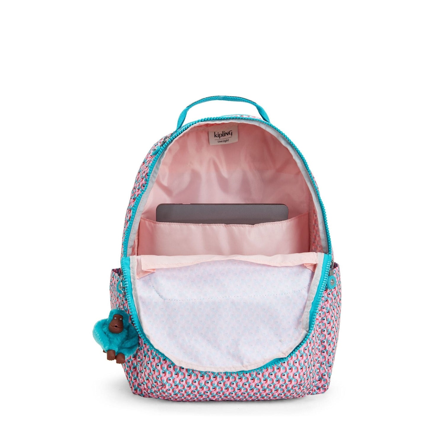 KIPLING-Seoul-LARGE BACKPACK-Poppy Geo-I4851-V64