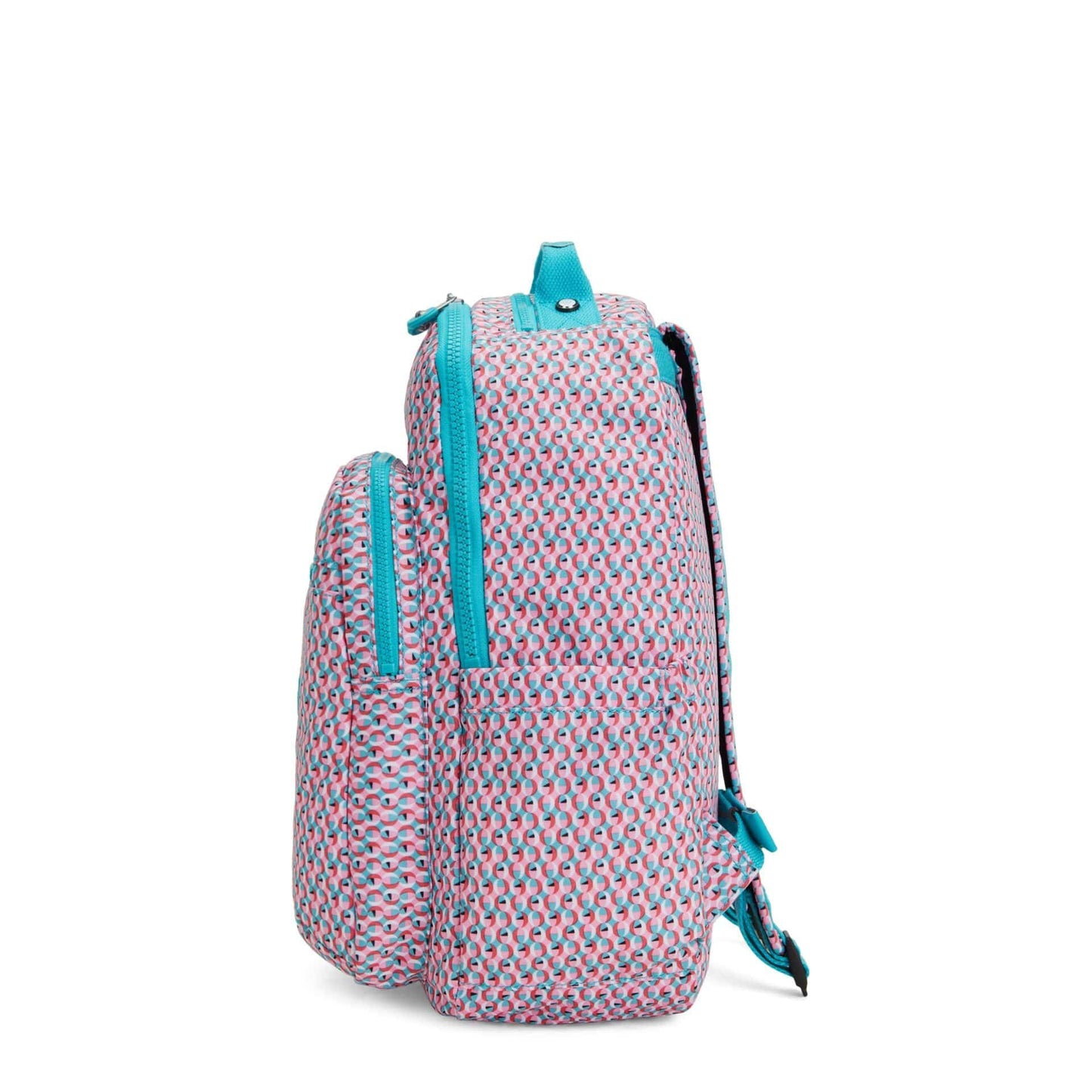 KIPLING-Seoul-LARGE BACKPACK-Poppy Geo-I4851-V64