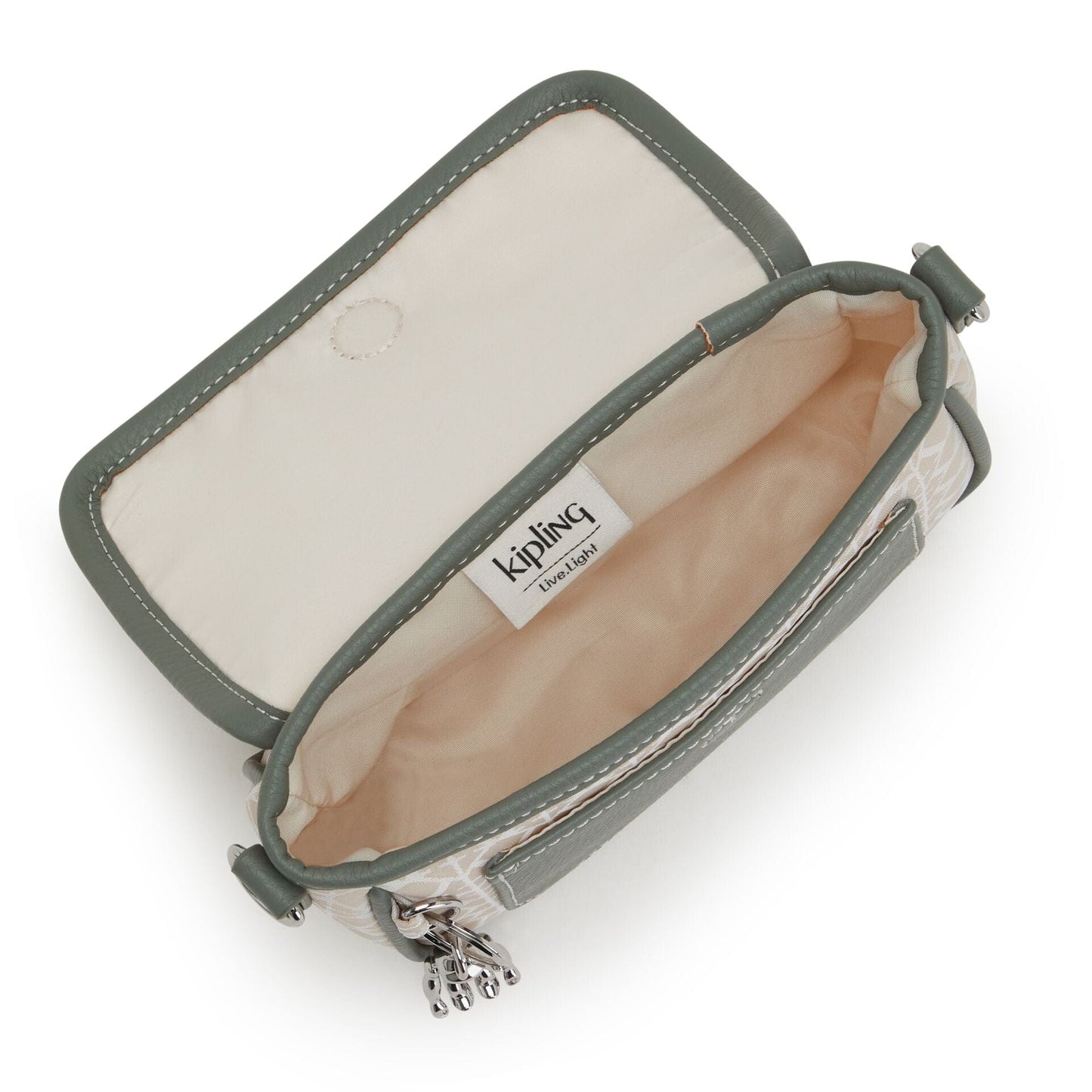 حقيبة كتف Kipling-Inaki S-Small (بحزام كتف قابل للإزالة) - Signature Bge C-I4892-S4B