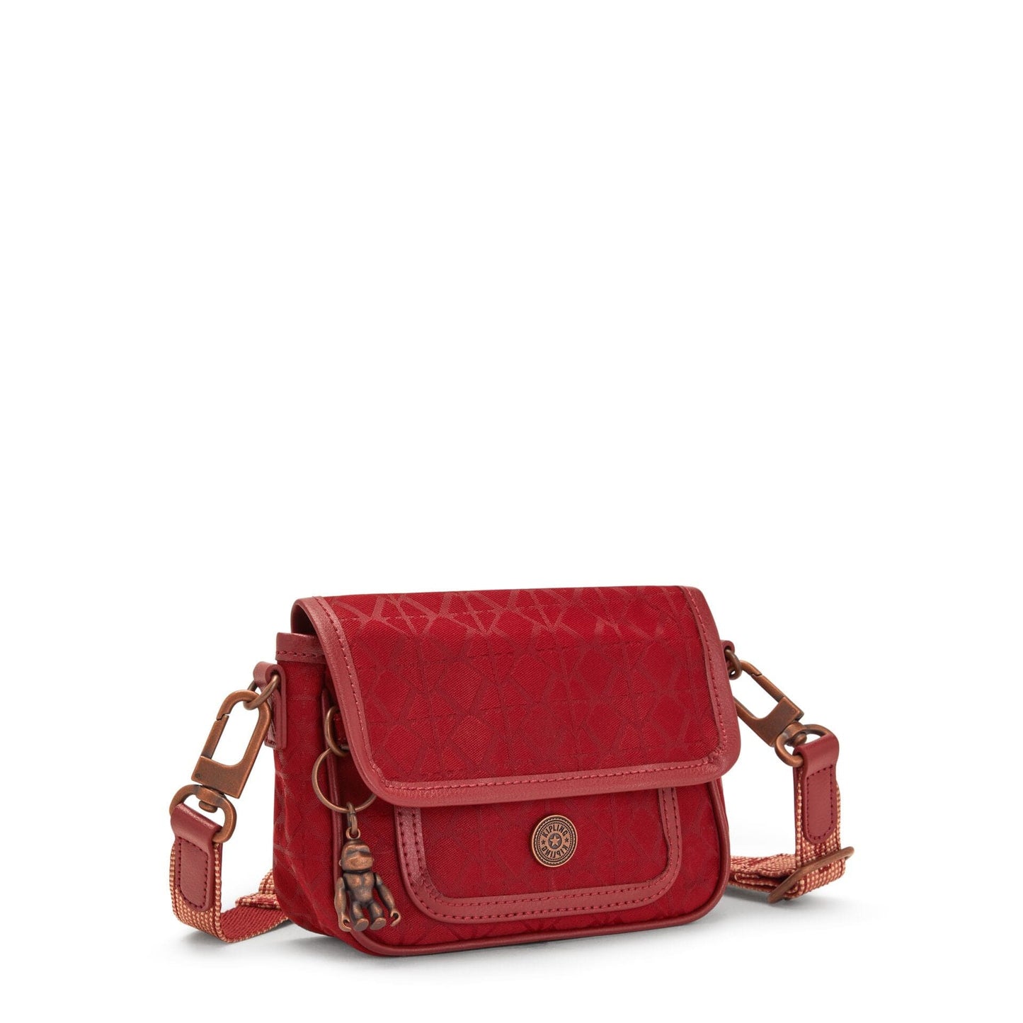حقيبة KIPLING-Inaki S-Small كروس بودي (مع حزام كتف قابل للإزالة) - علامة حمراء MU-I4892-V92